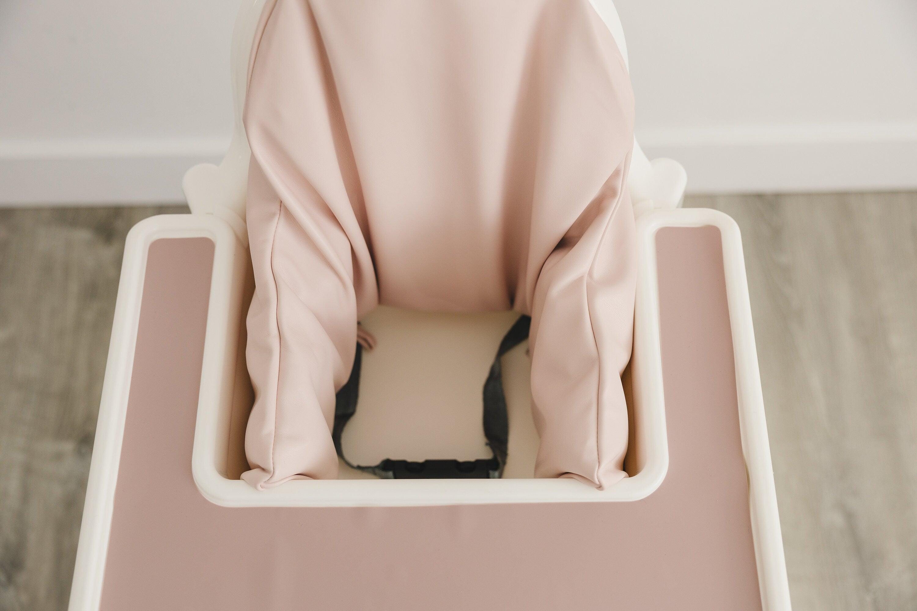 Blush Pink Vegan Leather Ikea Antilop Cushion Cover