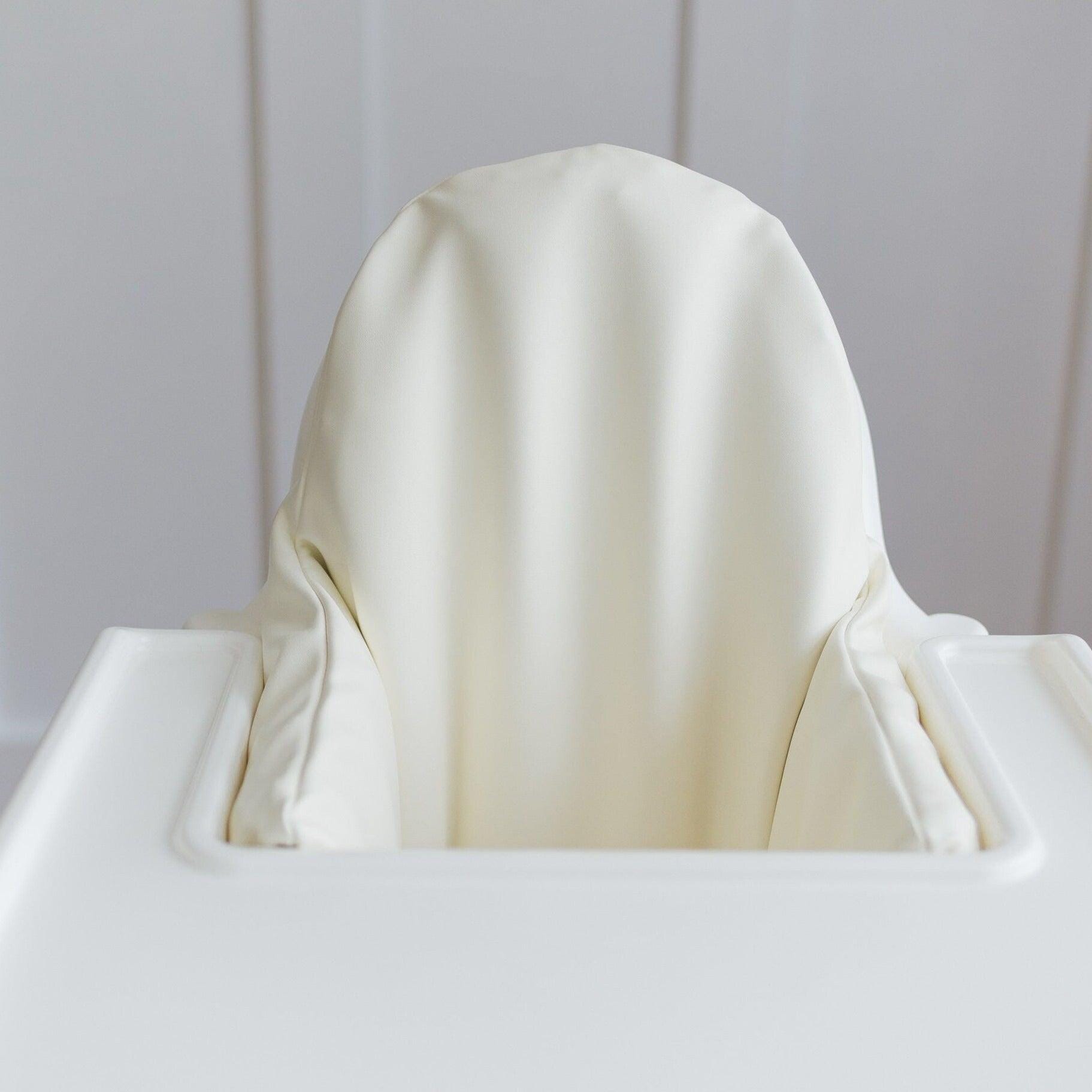 Off-white Vegan Leather Ikea Antilop Cushion Cover