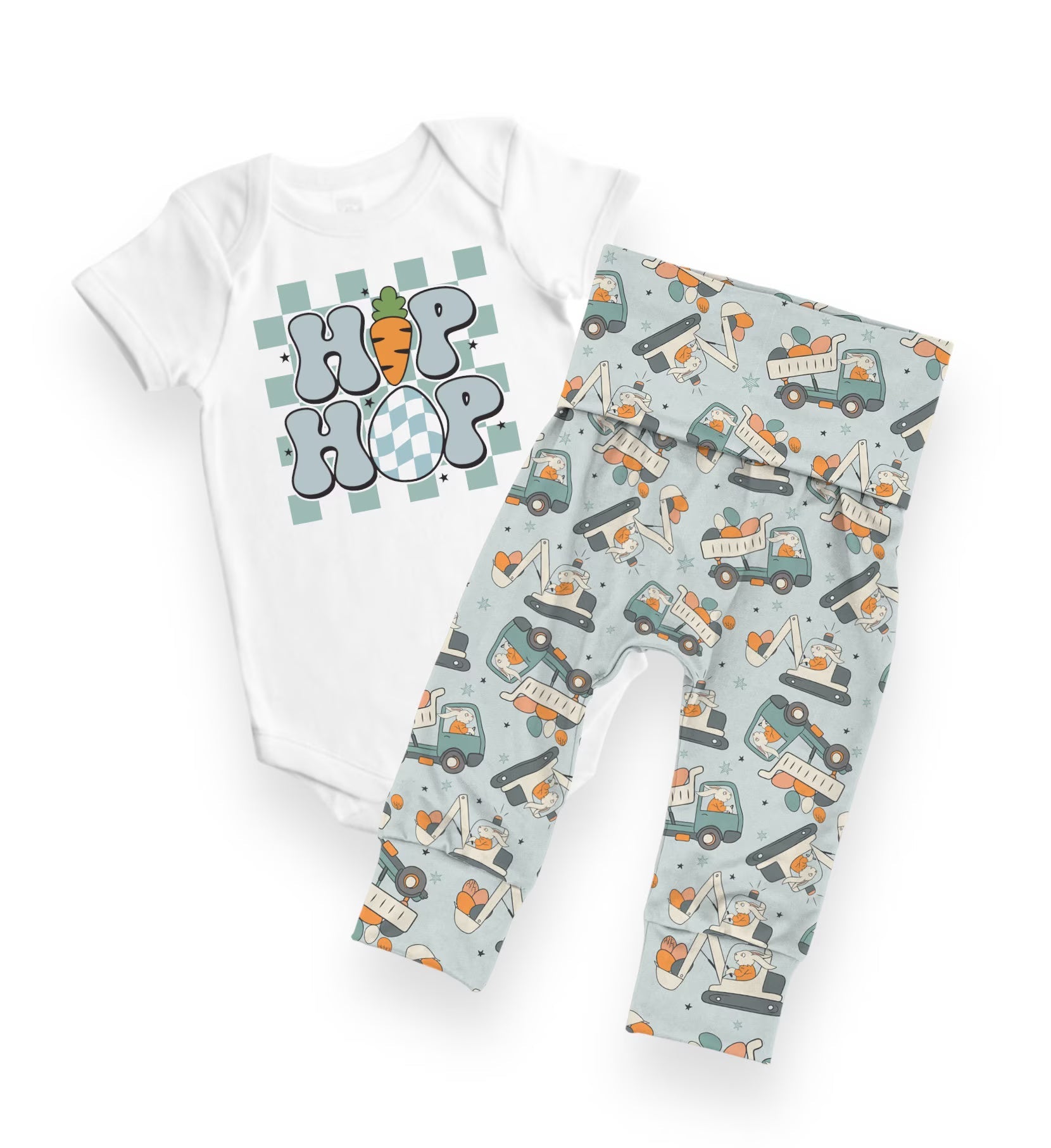 Construction Bunny Easter Joggers