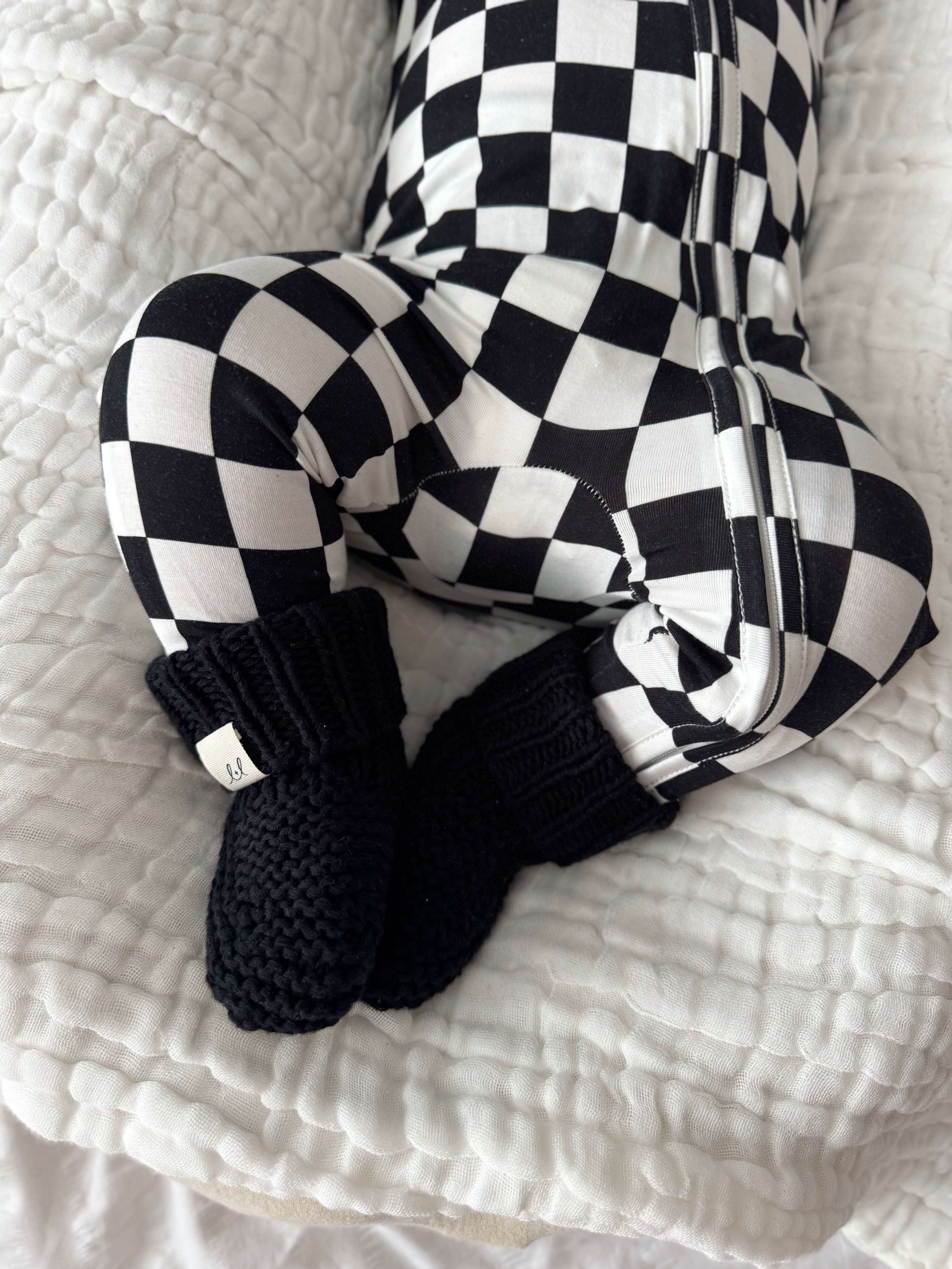 Checkered Bamboo Jumpsuit