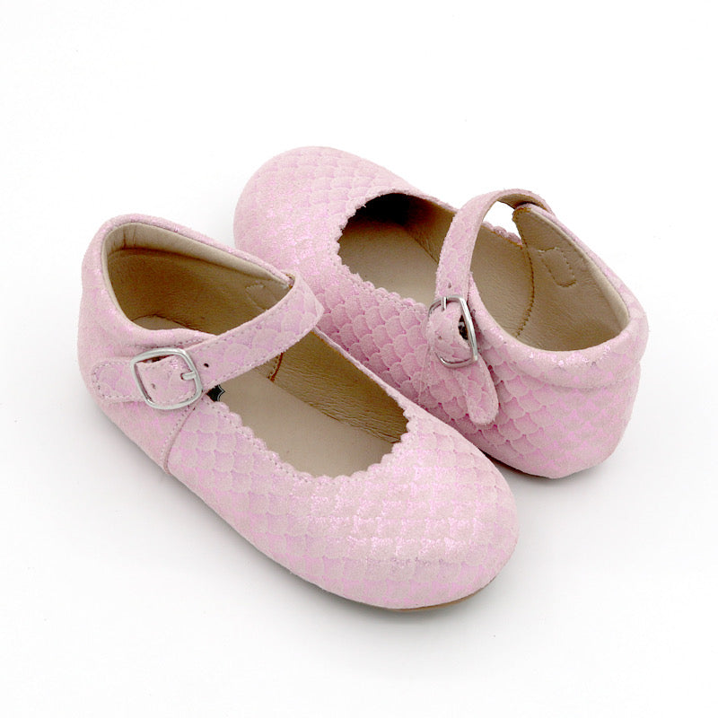 Mary Jane - Pink Mermaid Scales