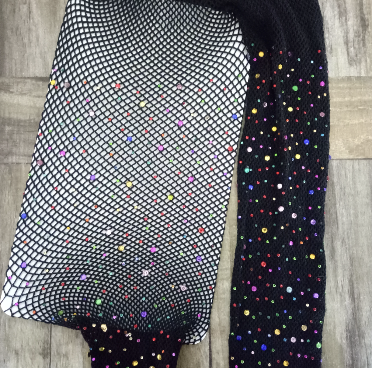 Black Multi Bling Tights