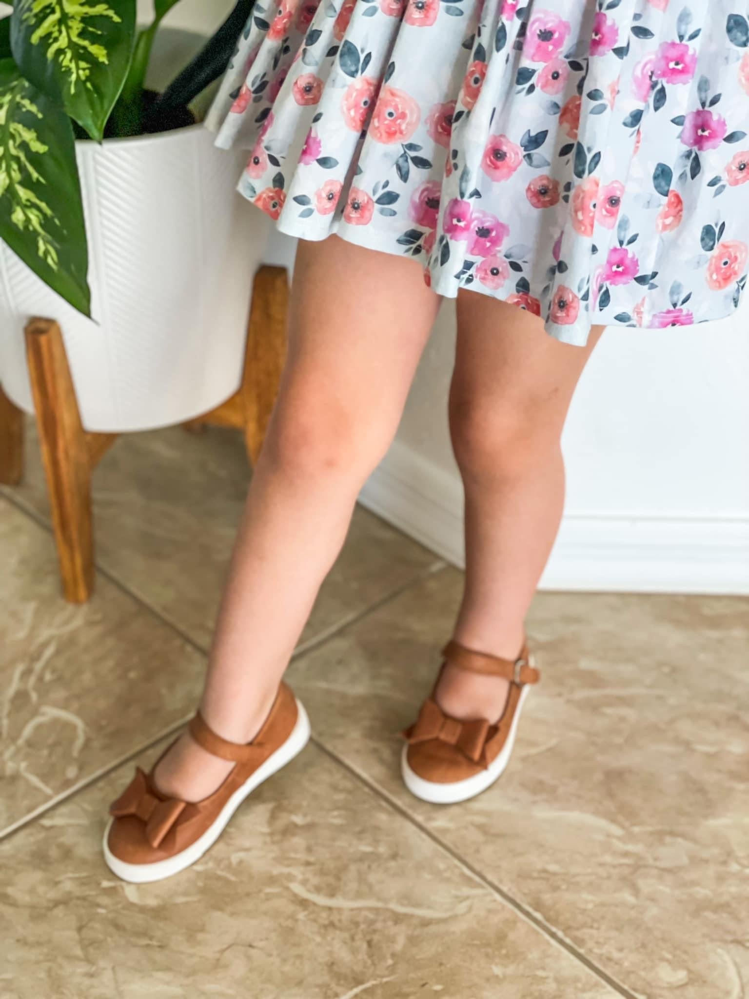 Chelsea Sneaker Mary Jane With Bow - Weathered Brown