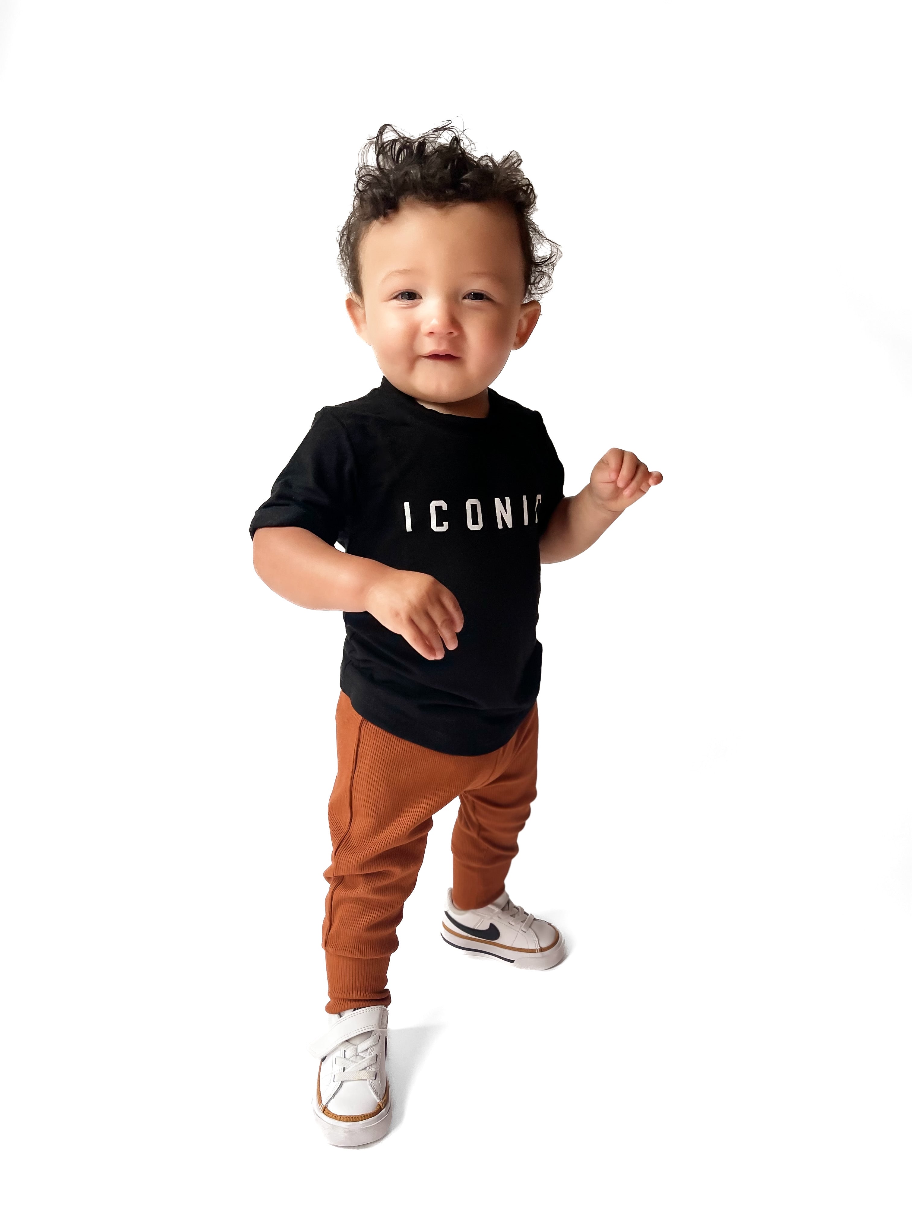 Bamboo Ribbed Leggings - Auburn