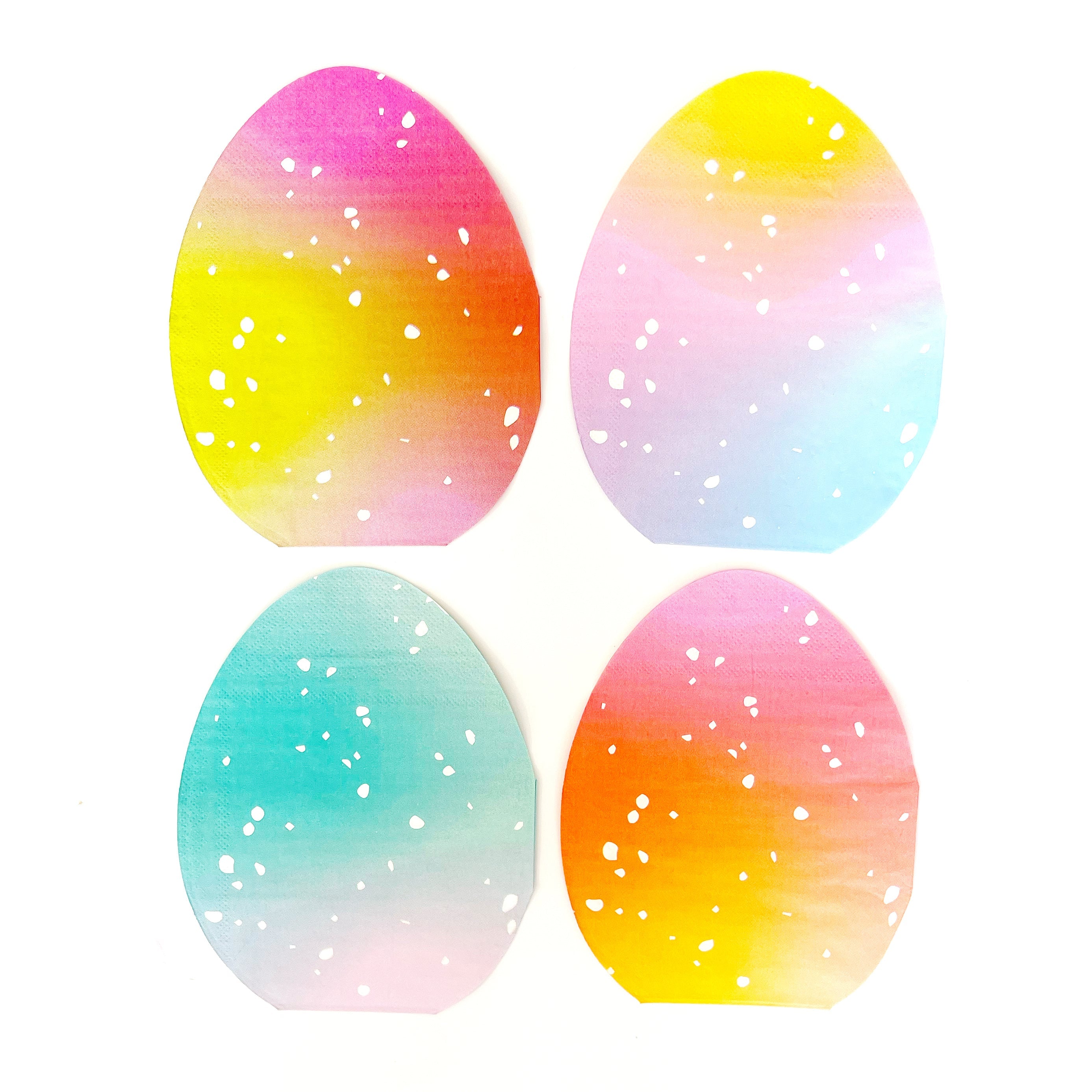 Ombré Speckled Egg Napkins