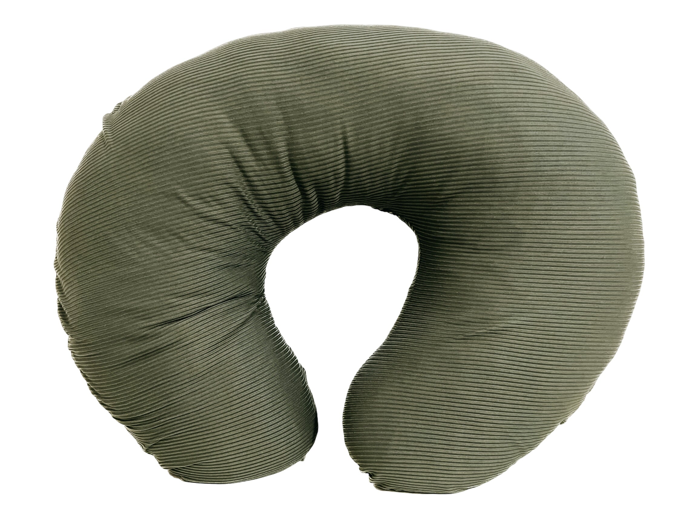 Moss Ribbed Nursing Pillow Cover