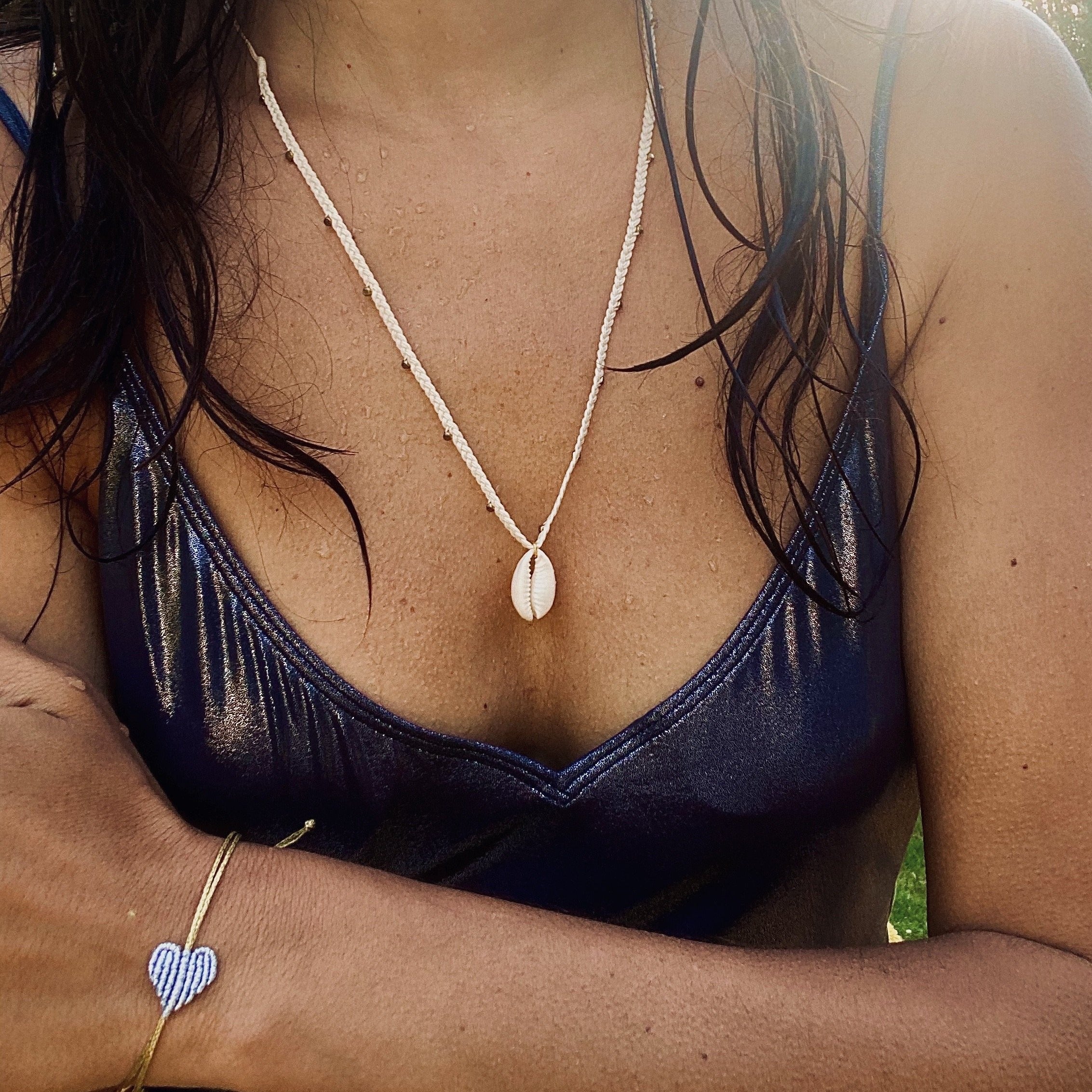 Metallic Heart Bracelet