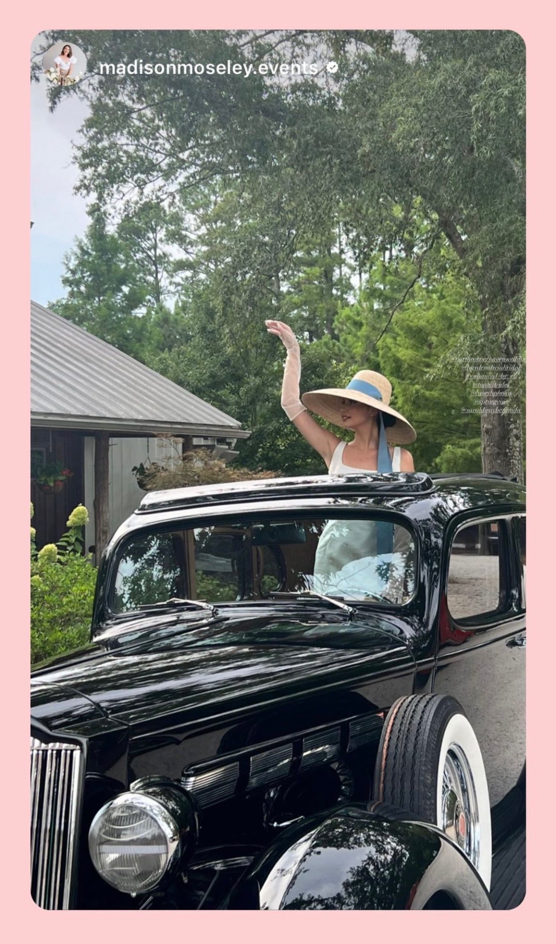 Daisy Sun Hat - Wide & Short Light Pink Grosgrain Ribbon