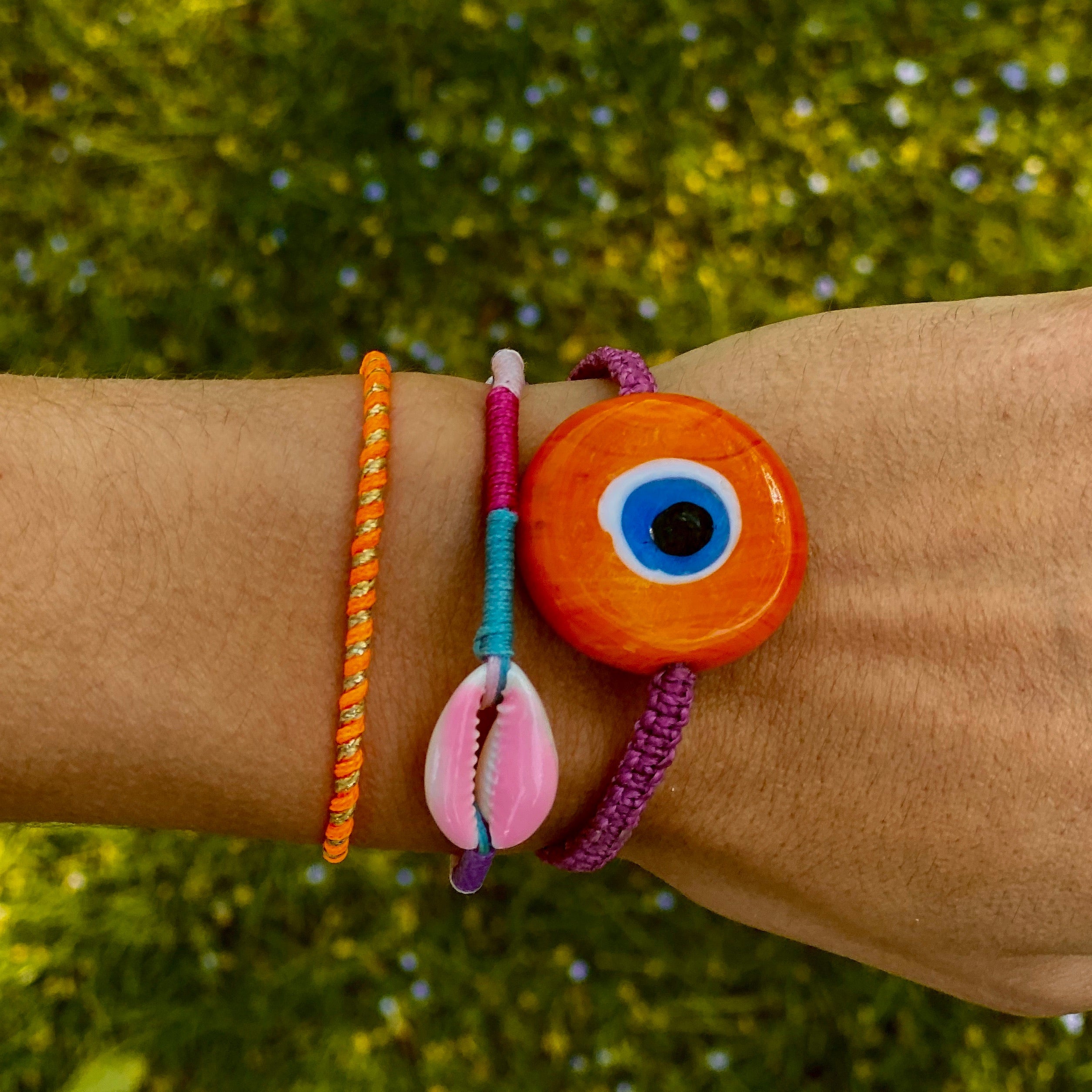 Pink Candy Shell Bracelet