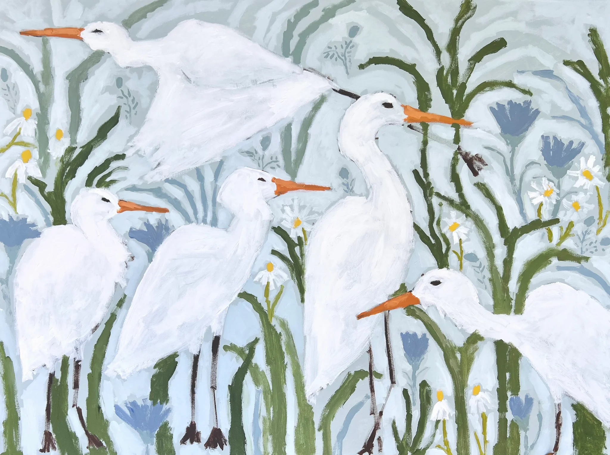 Bird In Bloom No.4 Print