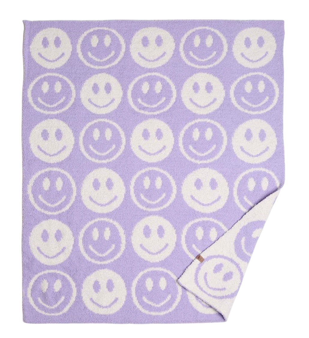 Luxury Soft Purple Happy Blanket