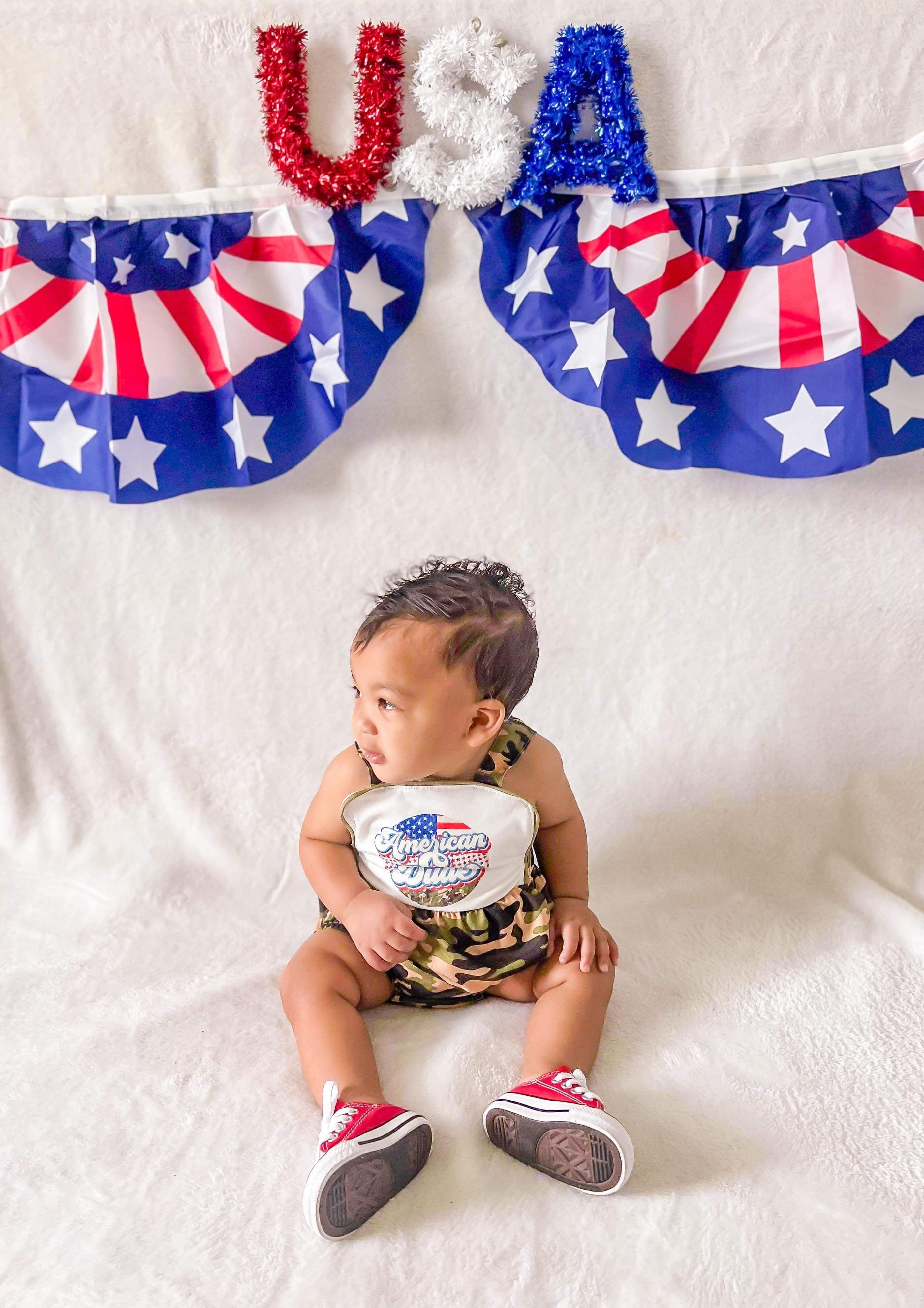 American Dude Romper