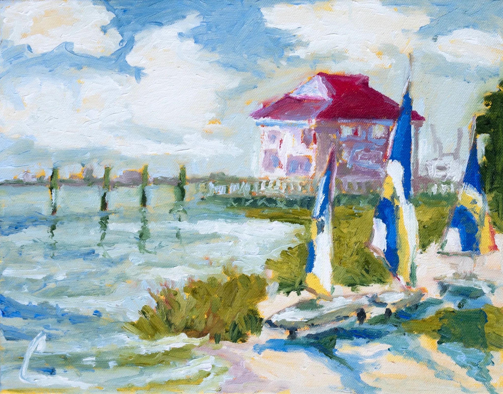 Charleston Harbor Sails Print
