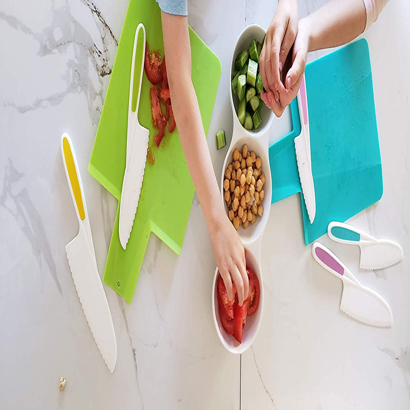 Tovla Jr. Kid-safe Knife Set | Safe Cooking Knives For Kids Ages 4+