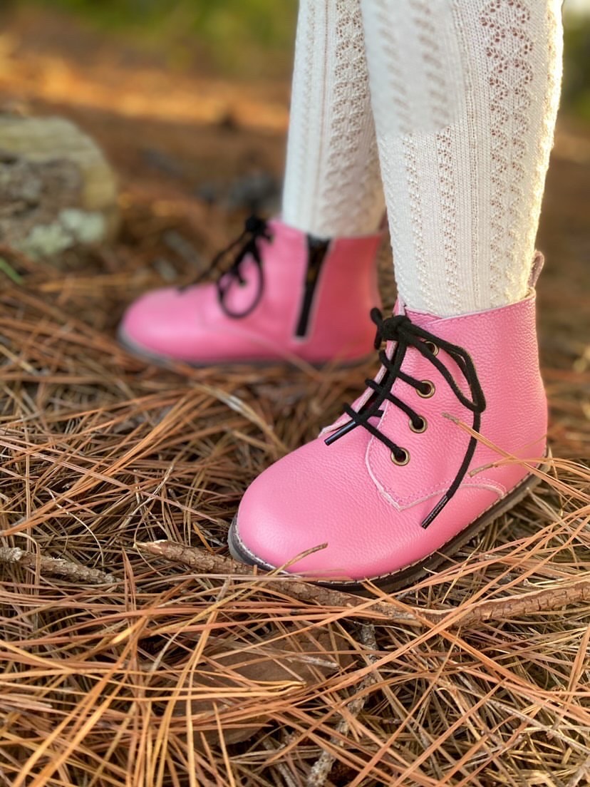 šššššš ššššš - Pink - With Side Zipper And Laces