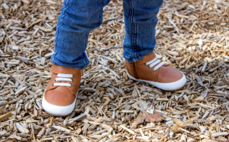 High Top Sneakers Weathered Brown - Nubuck Leather