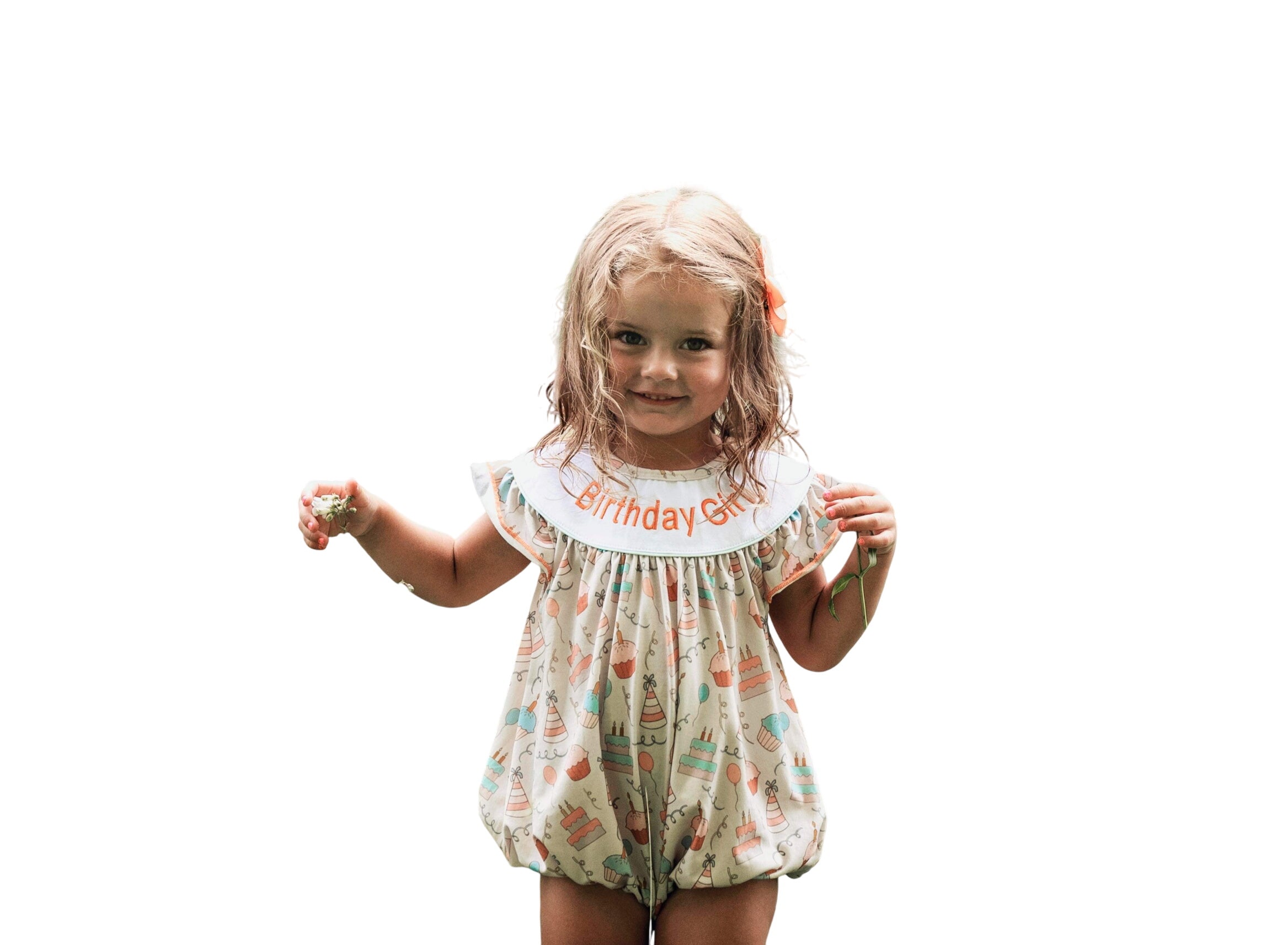 Birthday Girl Cake And Cupcakes Romper