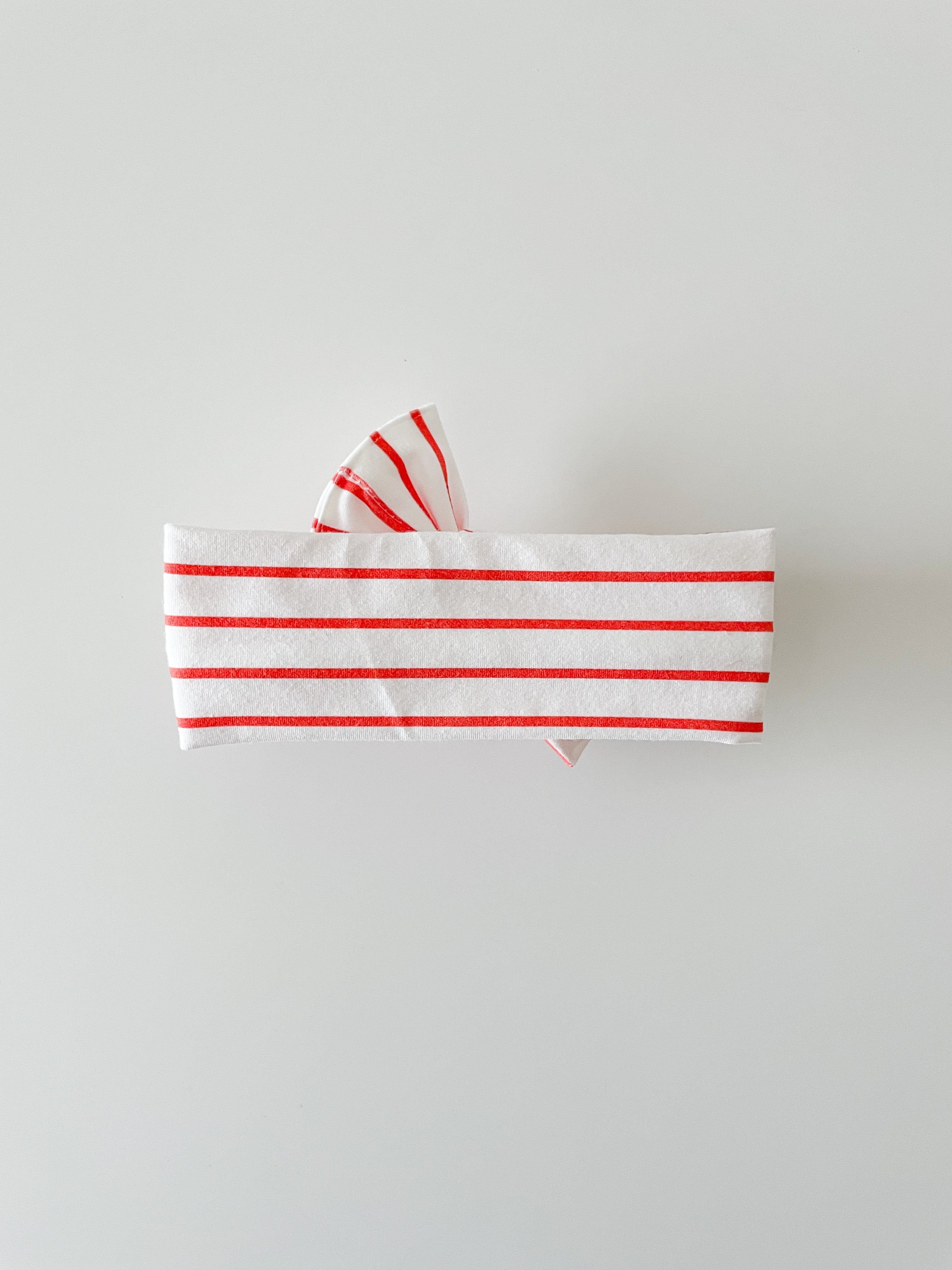 Red & White Stripes Headwrap