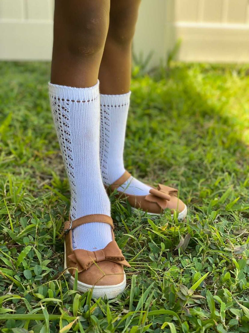 Chelsea Sneaker Mary Jane With Bow - Weathered Brown