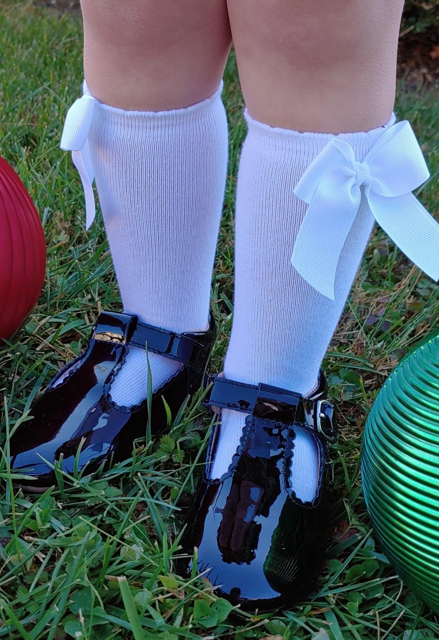 T-straps Black Patent Leather