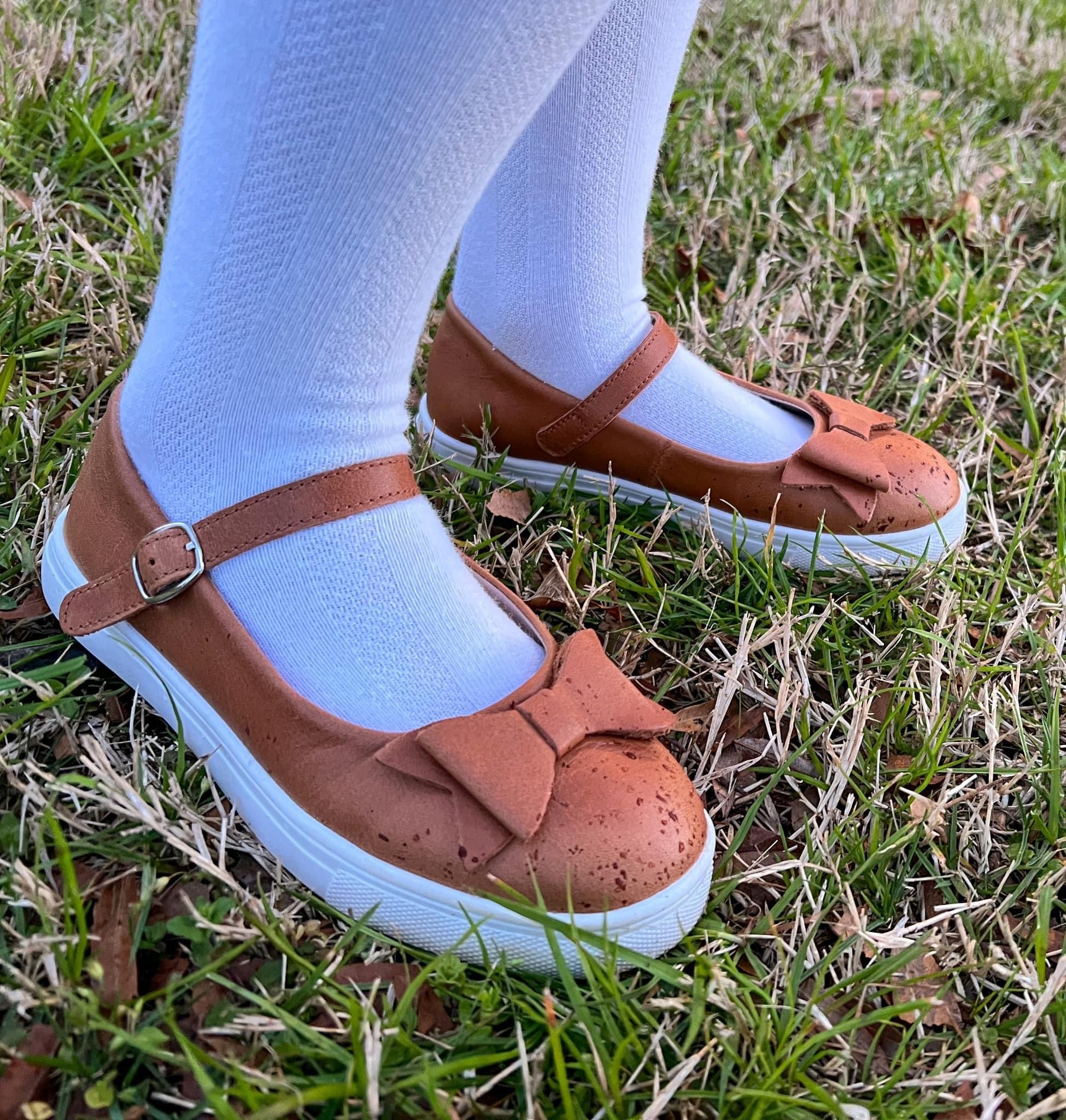 Chelsea Sneaker Mary Jane With Bow - Weathered Brown