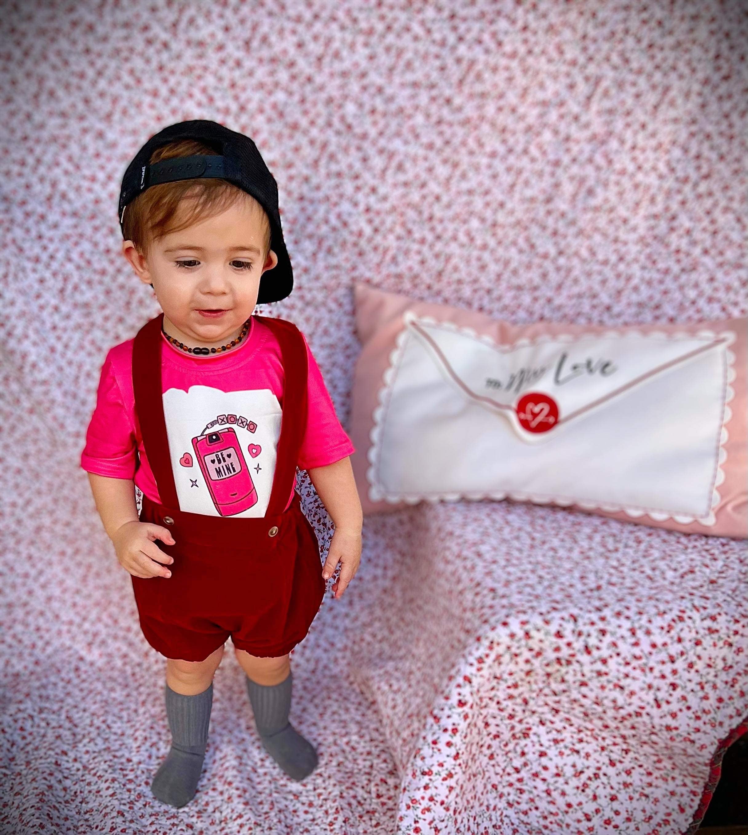 Be Mine Razor Phone Bleached Shirt