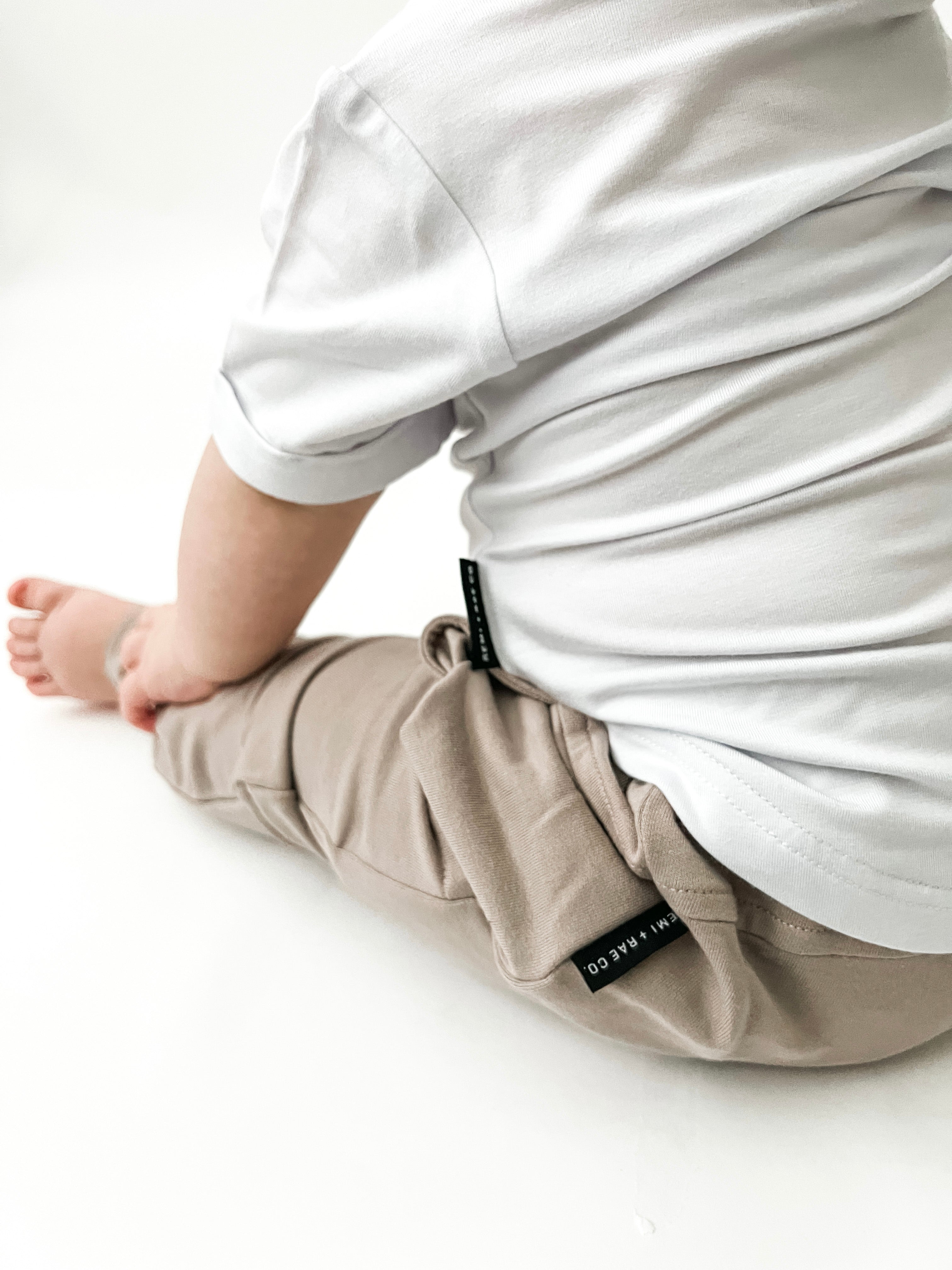 Bamboo Pocket Tee - White