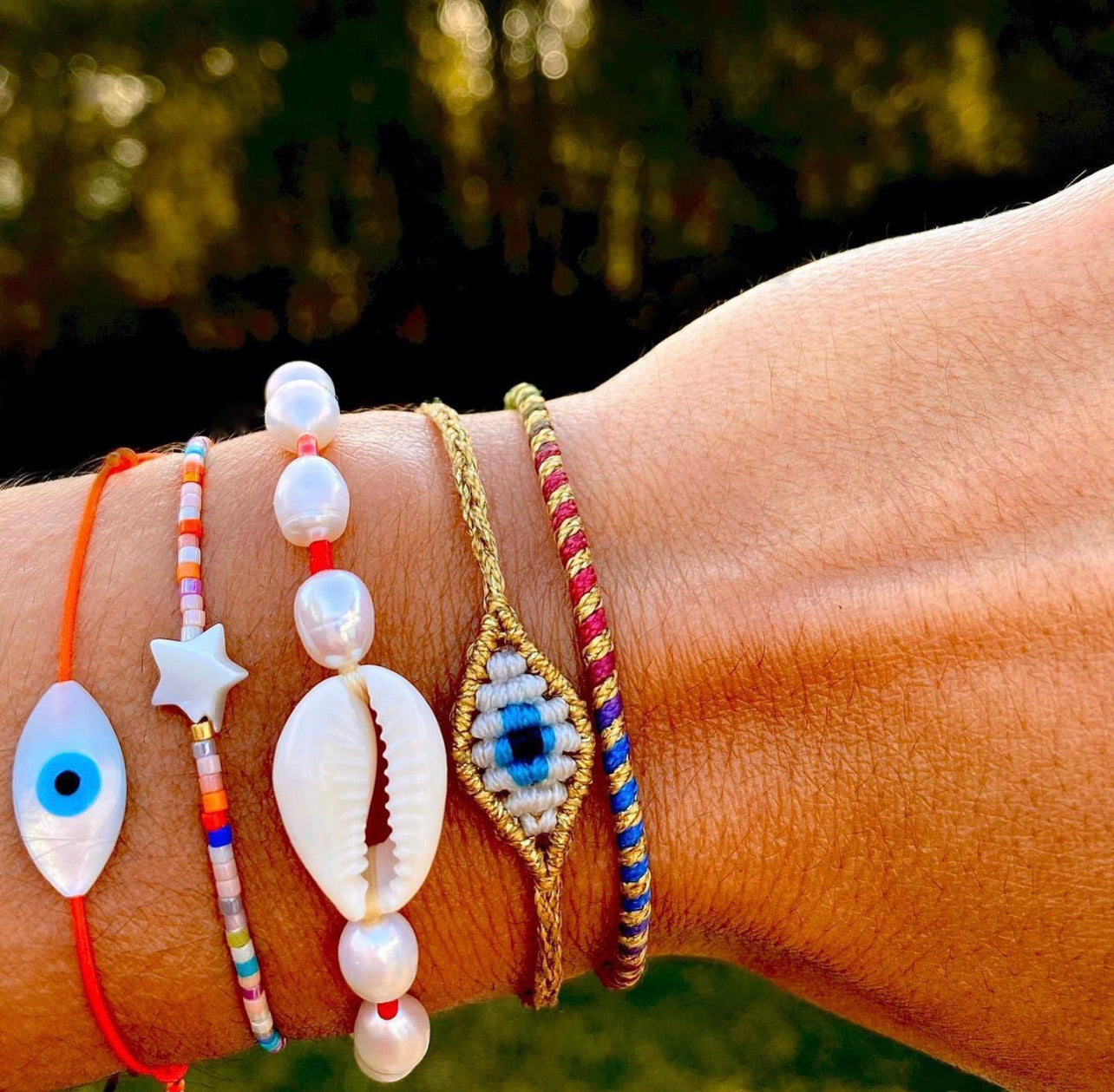Small Evil Eye Bracelet