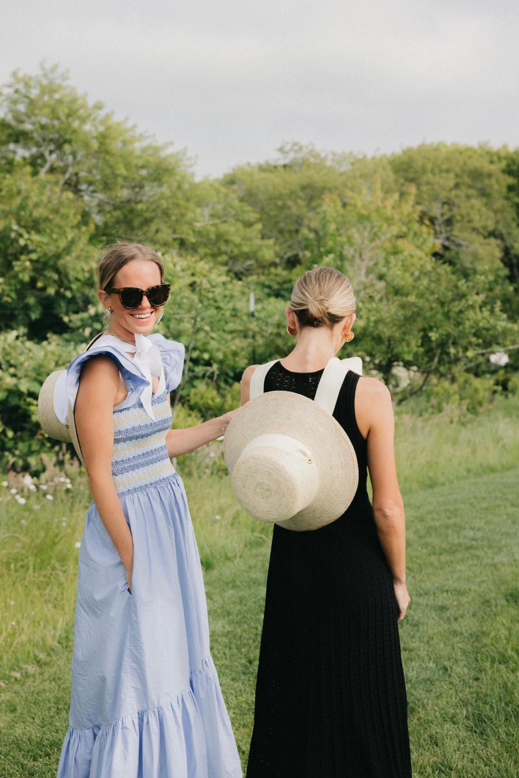 Clematis Bucket Hat - Pink Marigold Block Print Hat Scarf