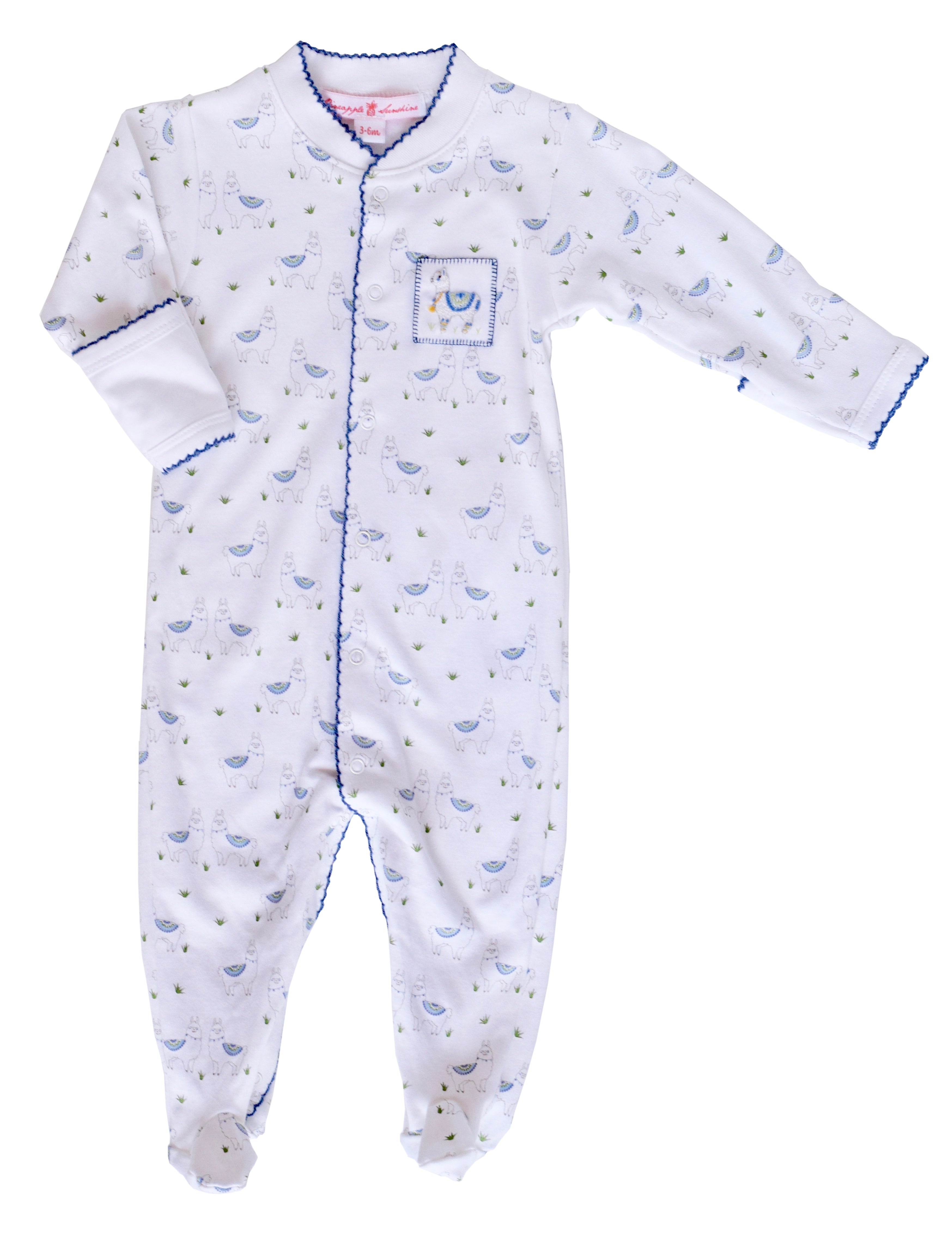 Alex The Alpaca Blue Footie