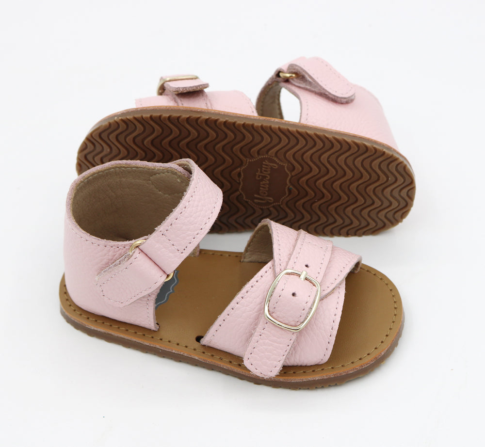 Harper Buckle Sandals - Pink
