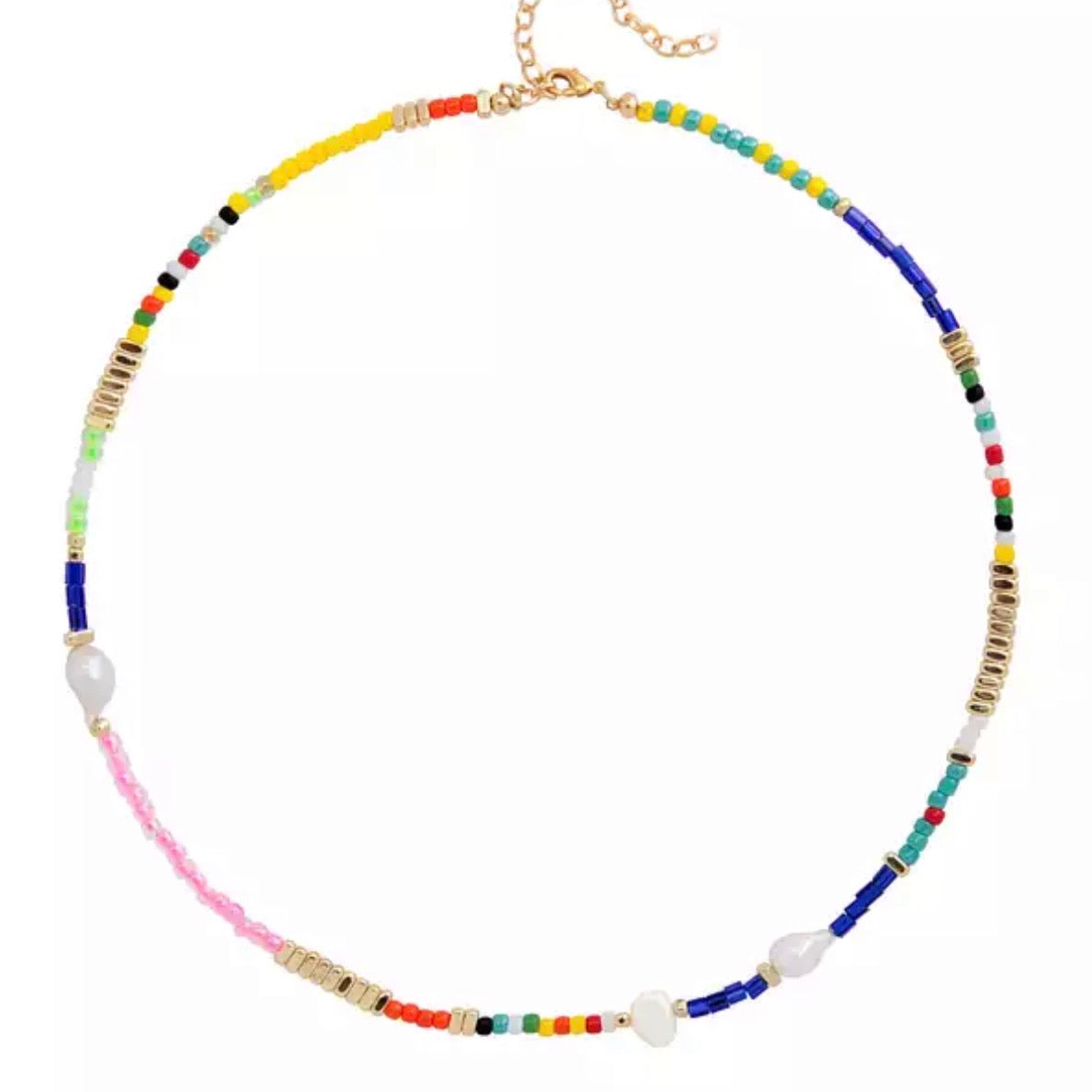 Jessica Pearl Beaded Choker