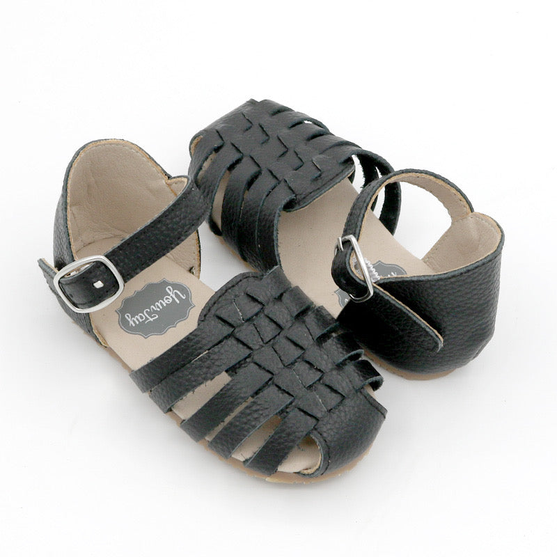 Isla Cage Sandals - Black