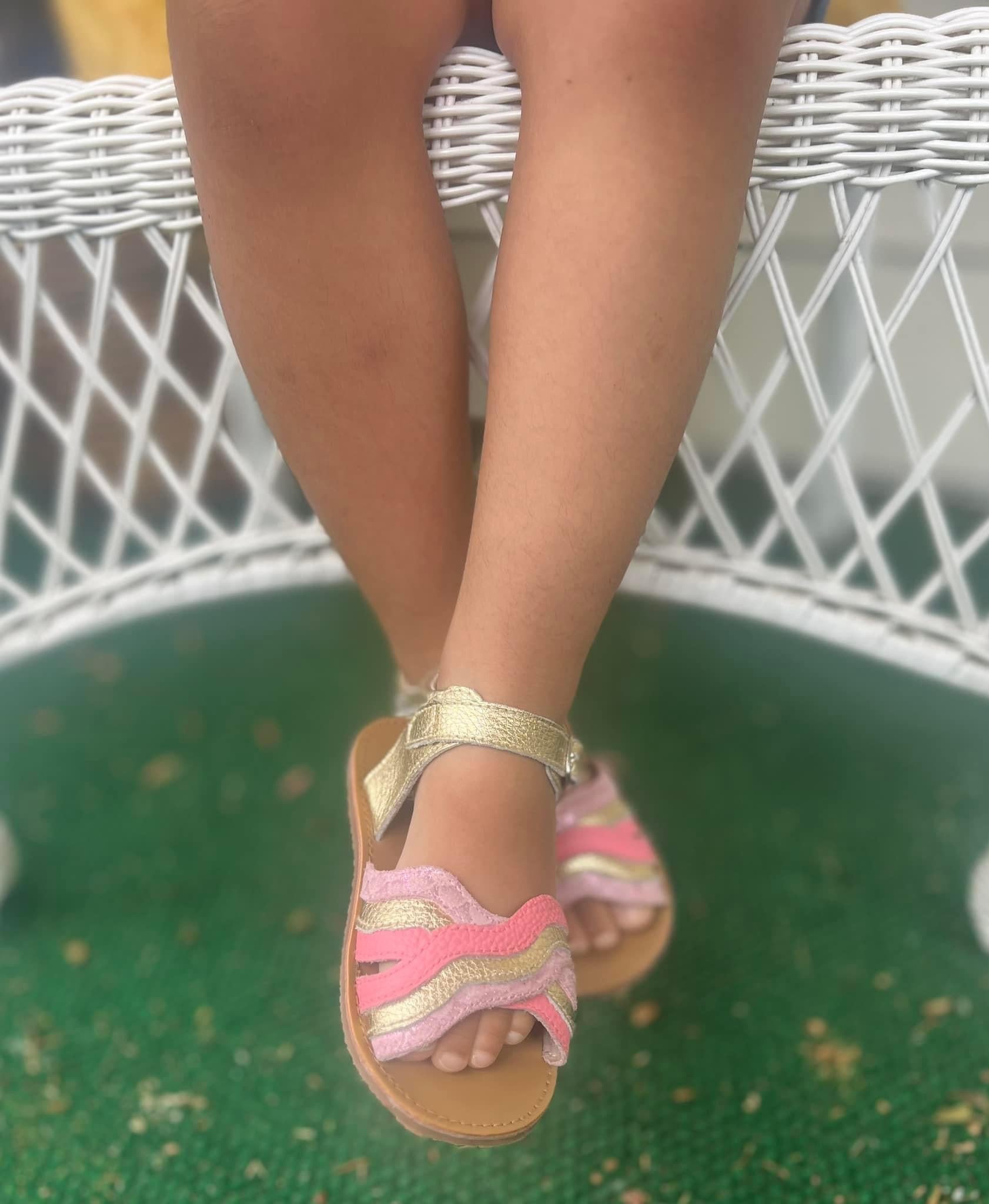 Waverly Gold Sandals
