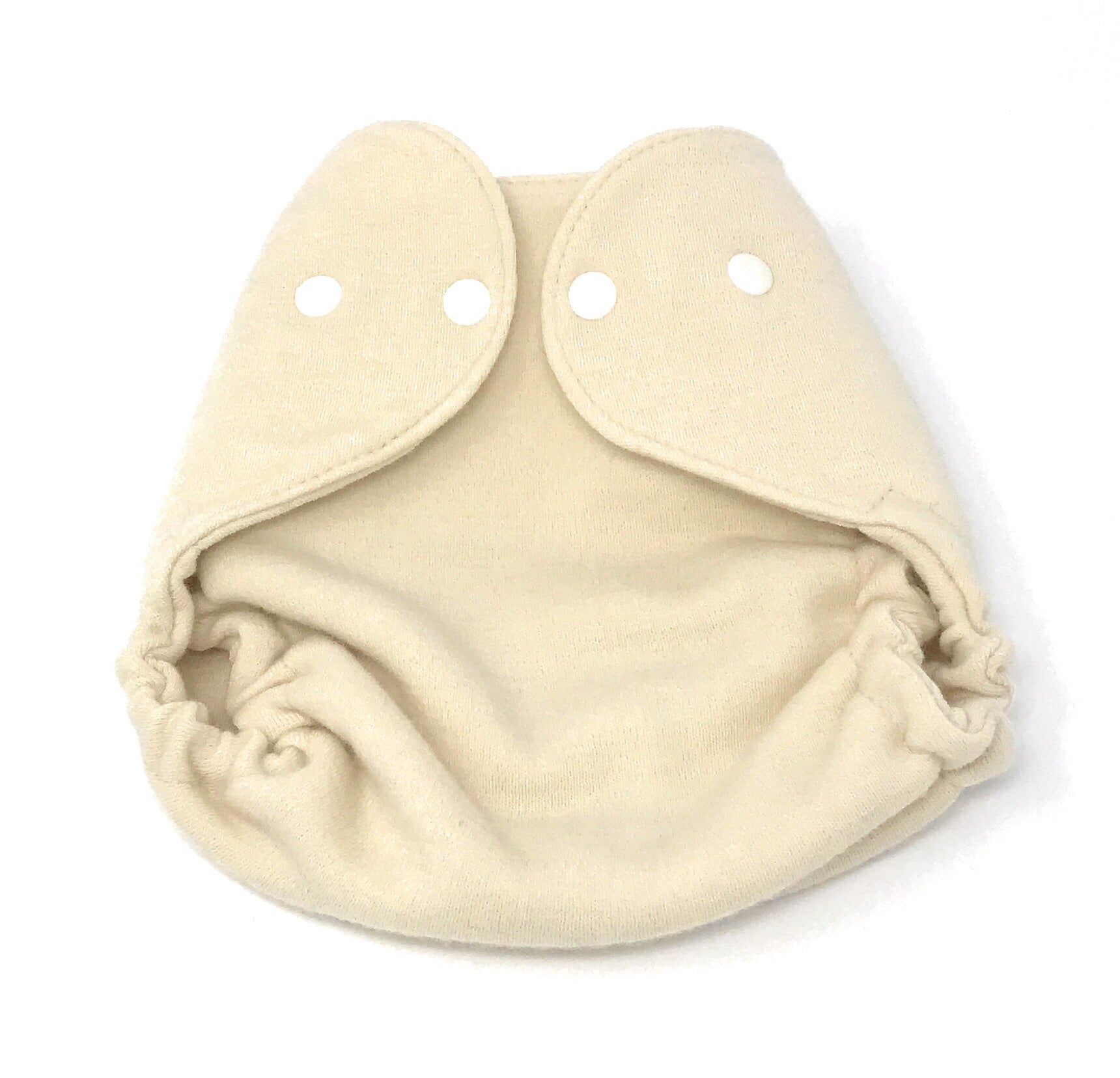Natural Wool Snap Wrap Diaper Cover