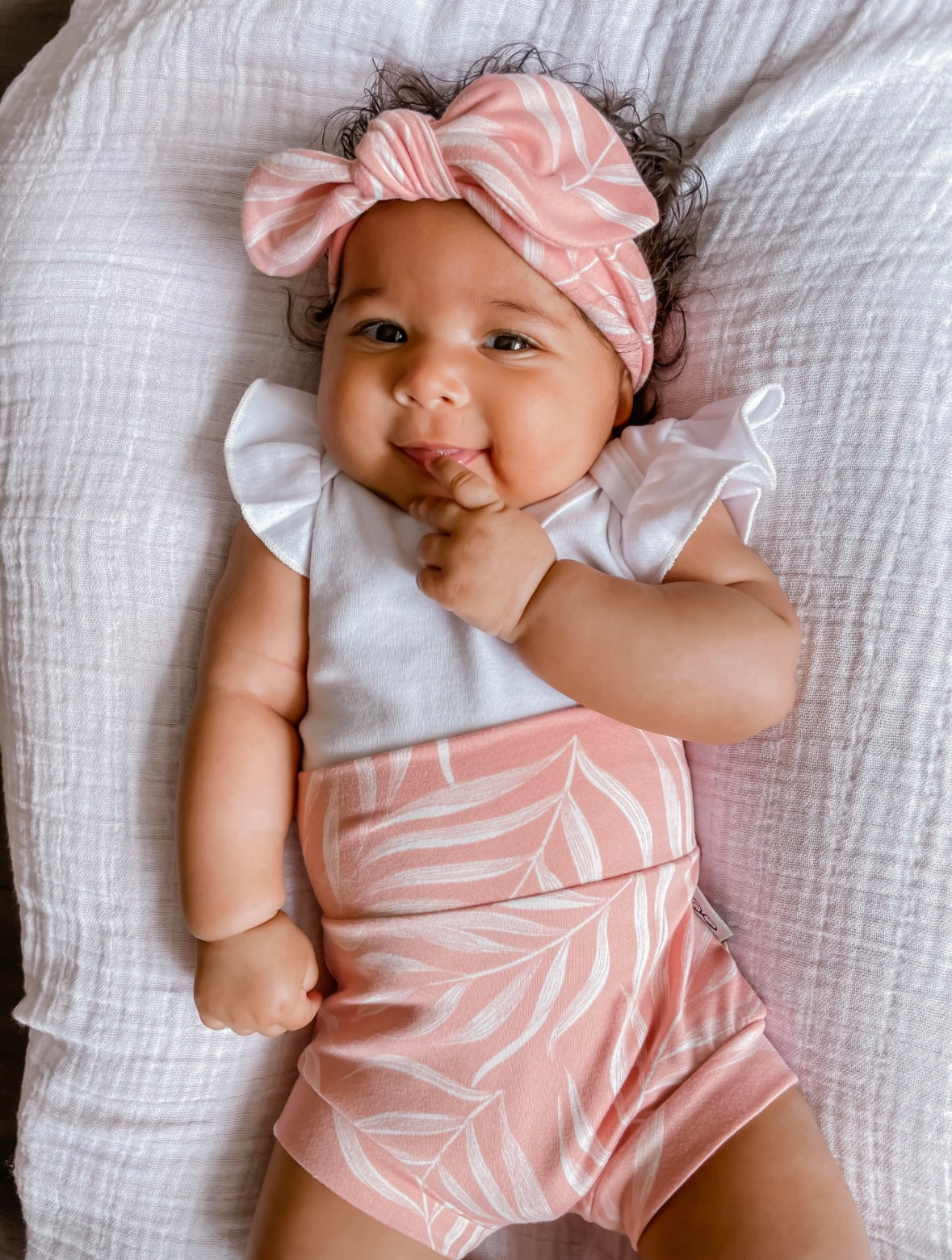 White Flutter Sleeve Bodysuit