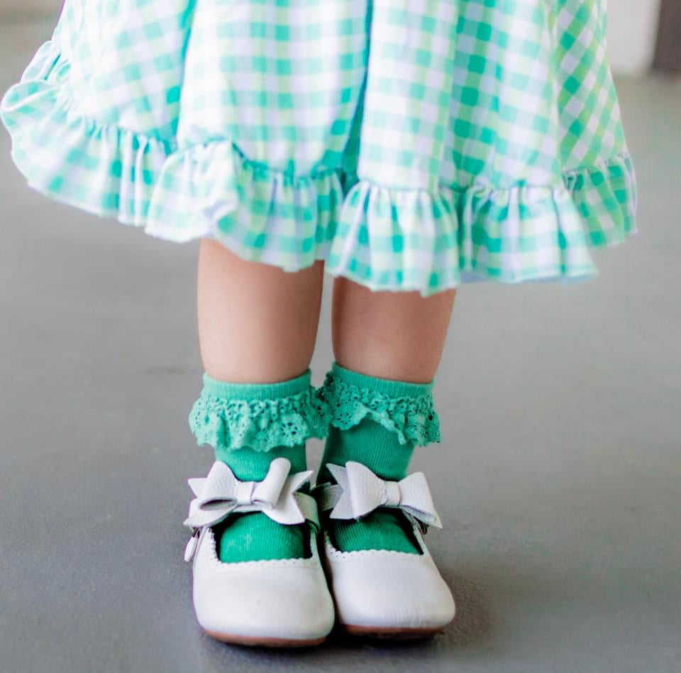 Bow Mary Jane - White