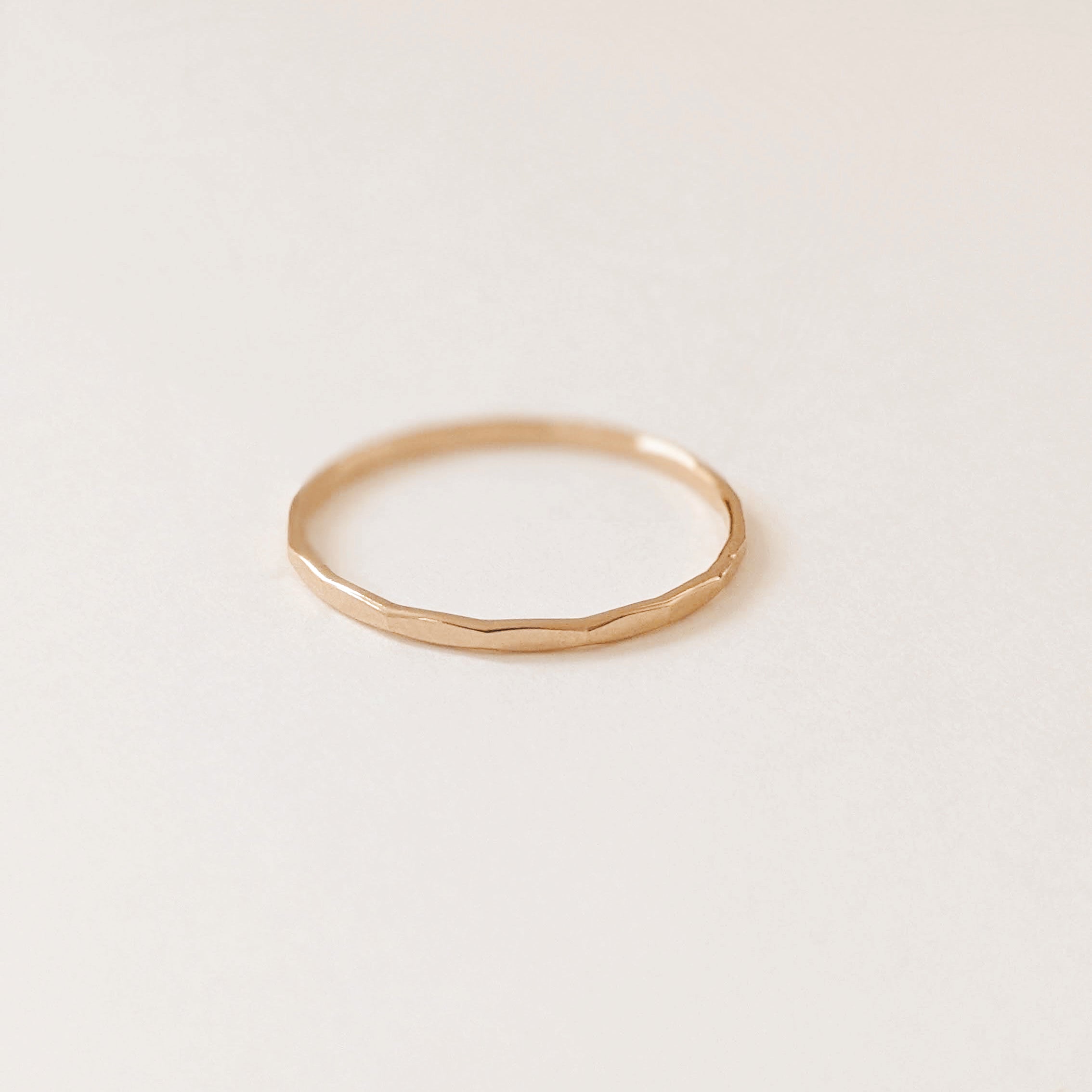 Hammered Stacking Ring