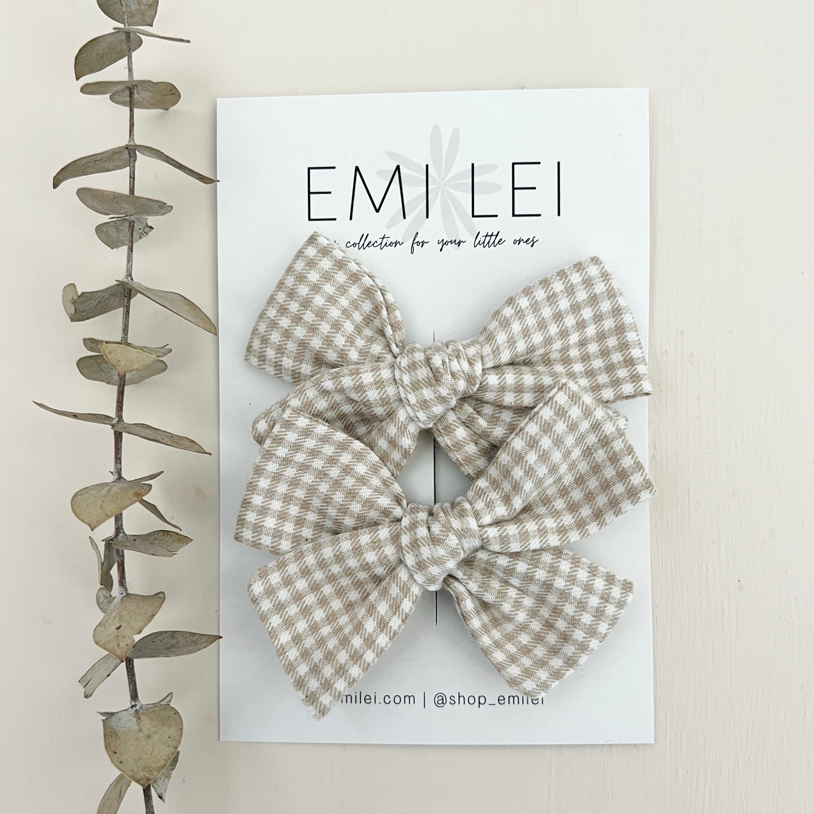 Pigtail Bow Clips
