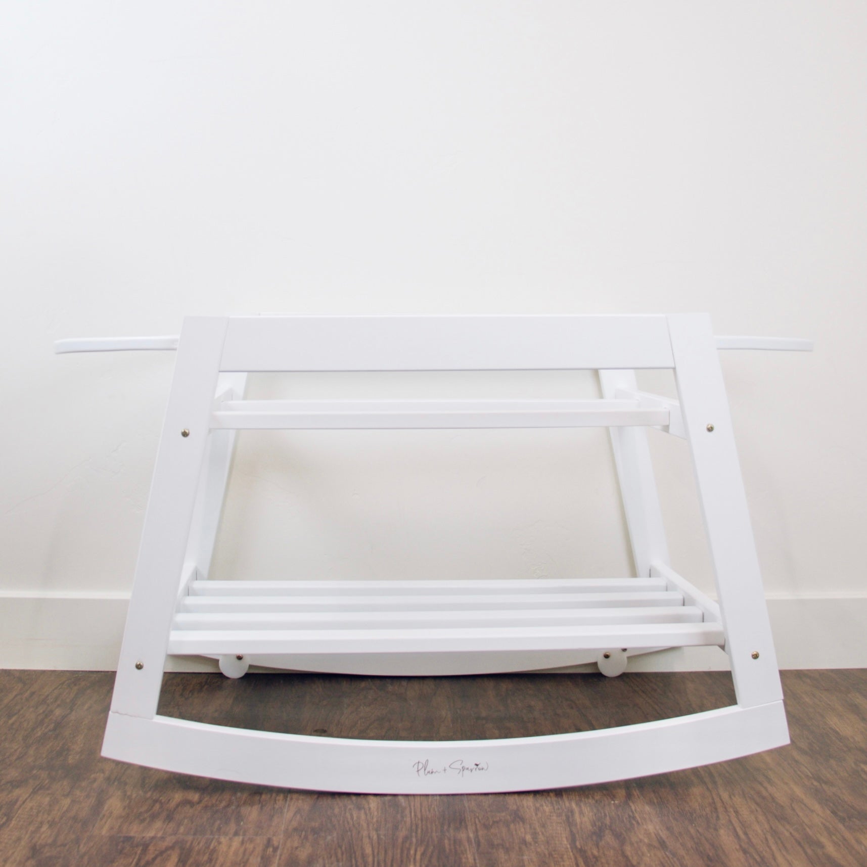 Classic Rocking moses Bassinet Stand with Brake white