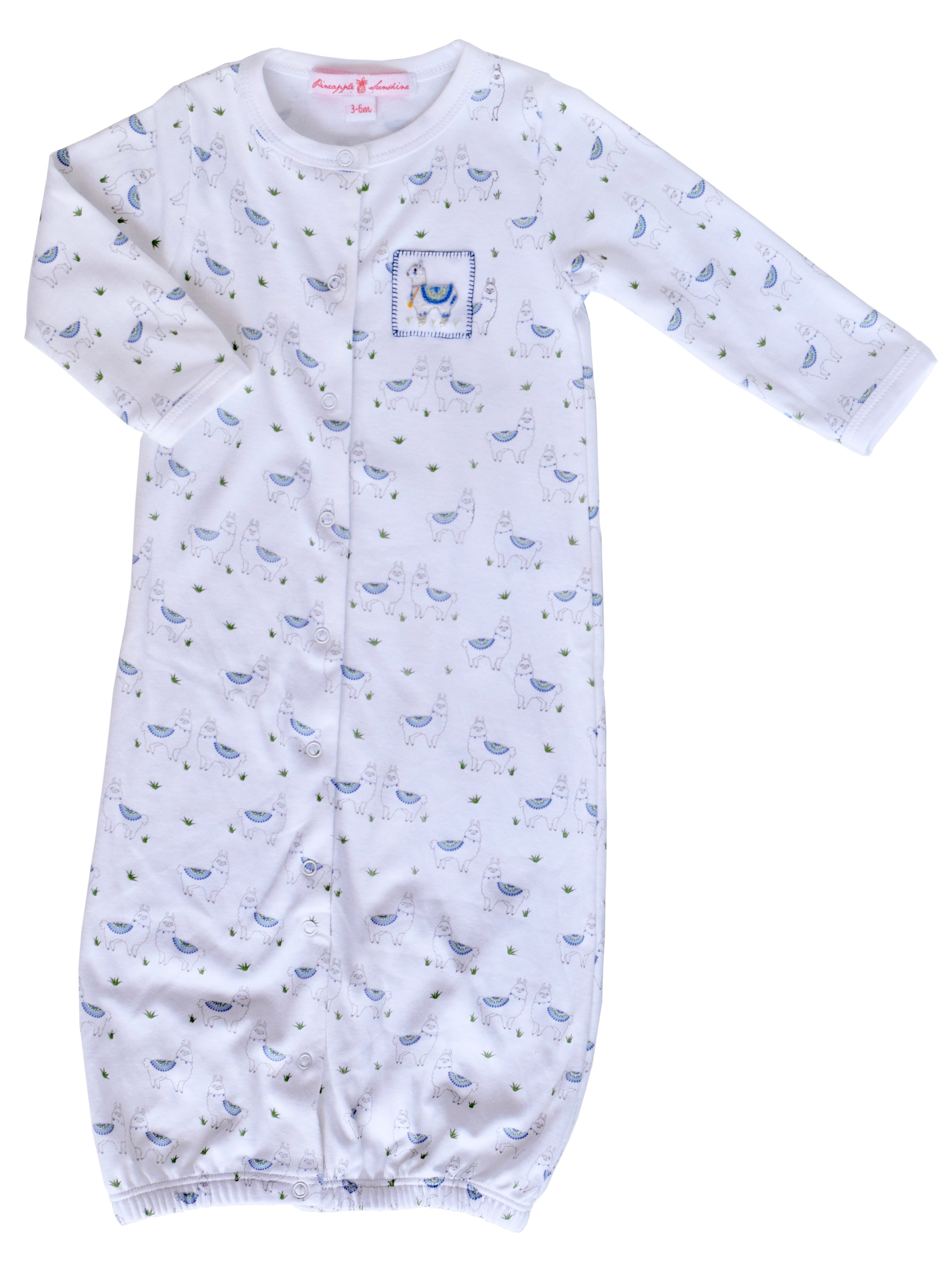 Alex The Alpaca Blue Converter Gown