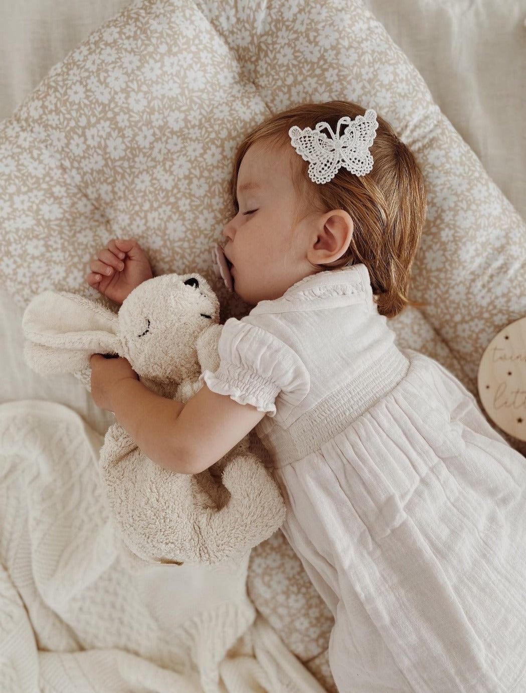 Willow | Organic Muslin Cotton Dress | Coconut Cream