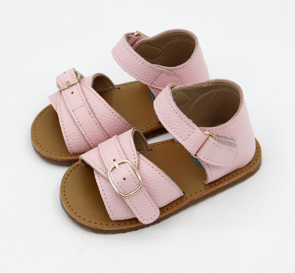 Harper Buckle Sandals - Pink