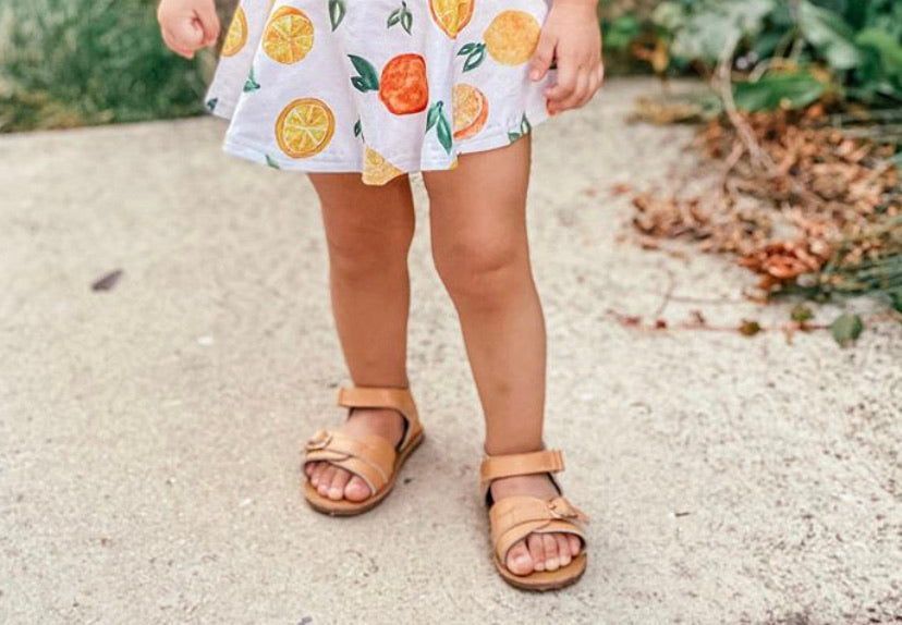 Harper Buckle Sandals - Honey (brown)