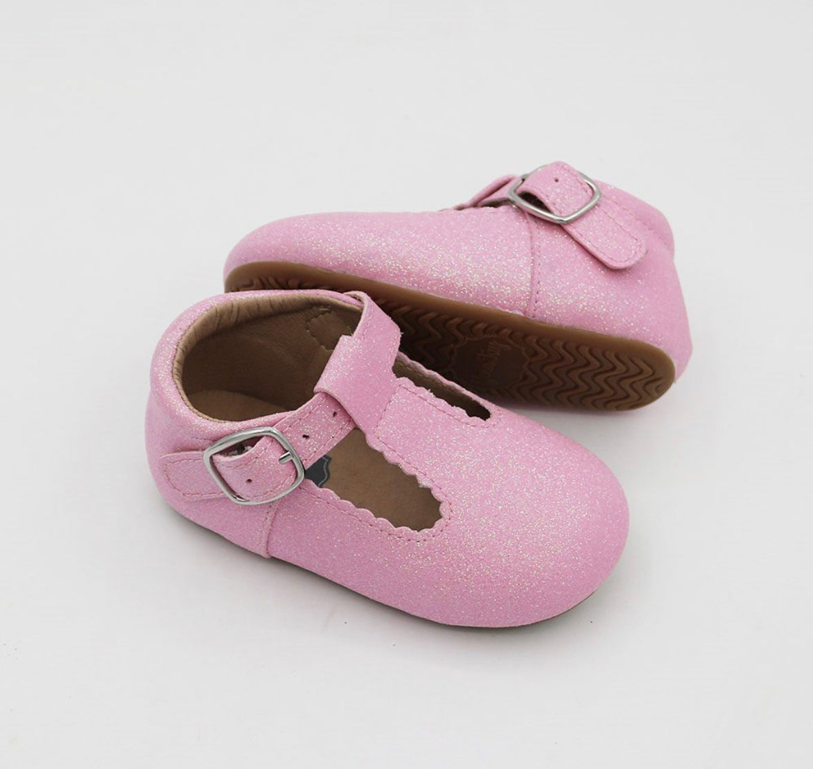 T-straps - Bright Pink