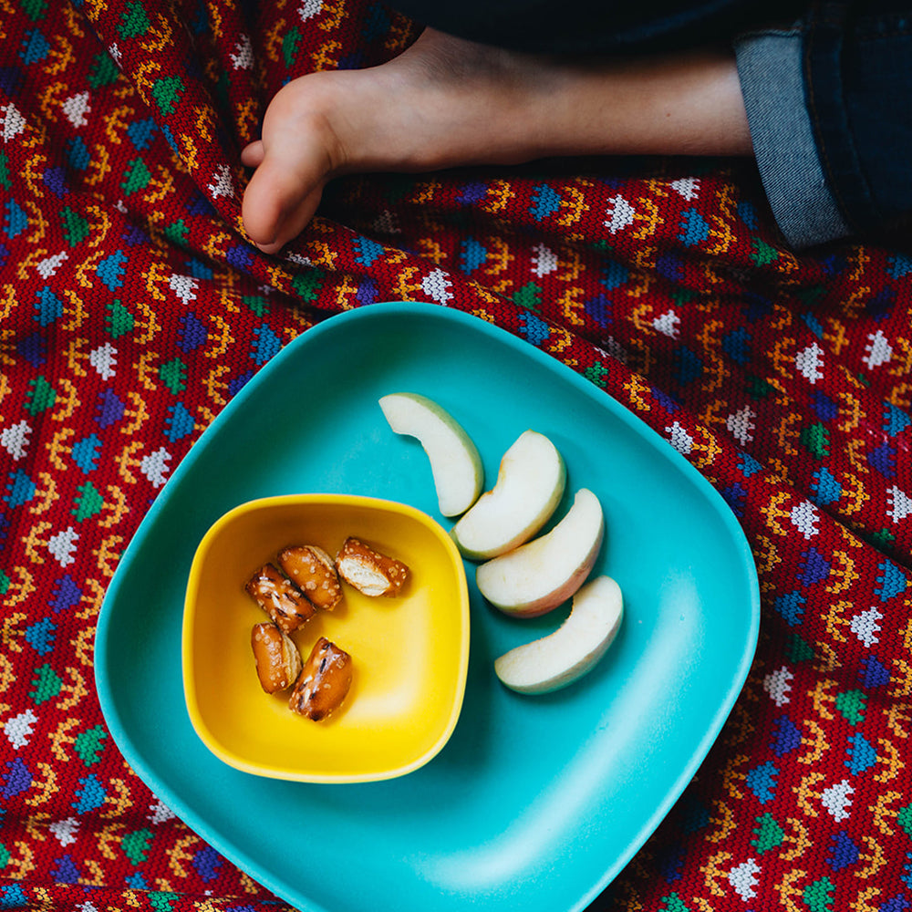 Bamboo Side Plate - 4 Piece Set - Lagoon