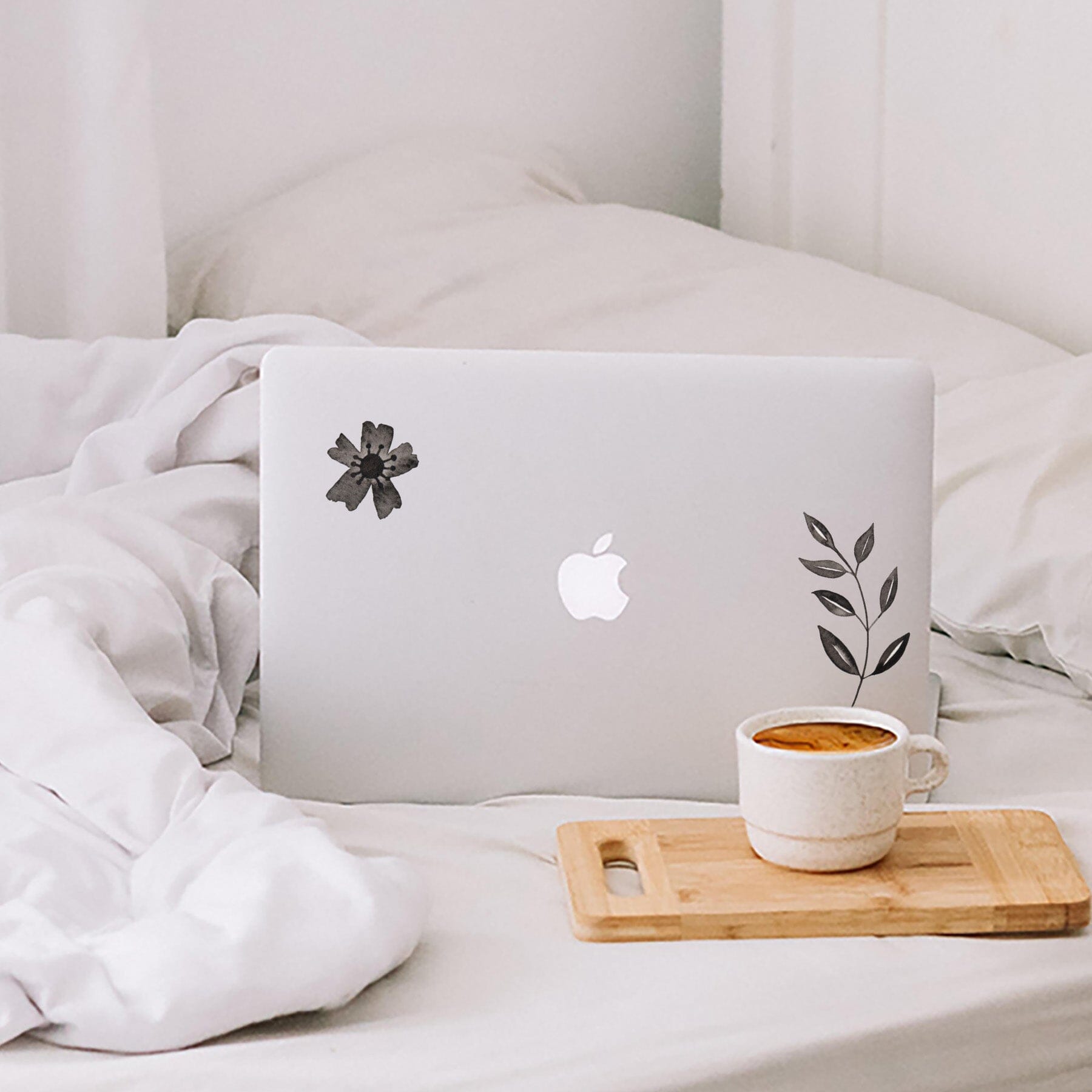 Inked Florals Wall Decals