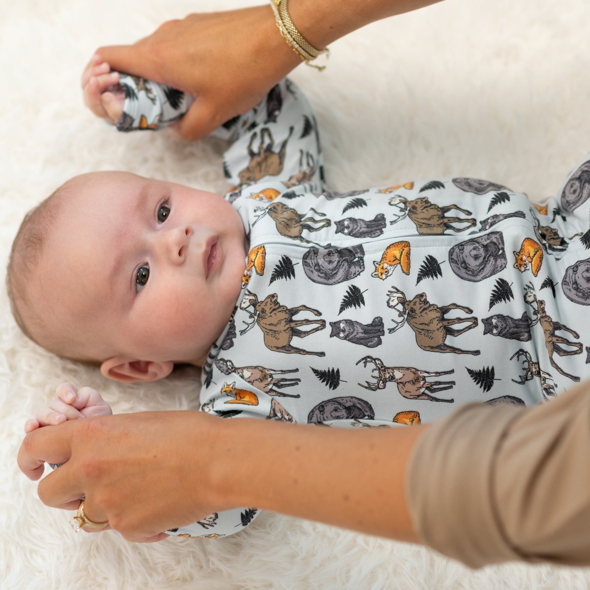 Into The Wild Zipper Footie