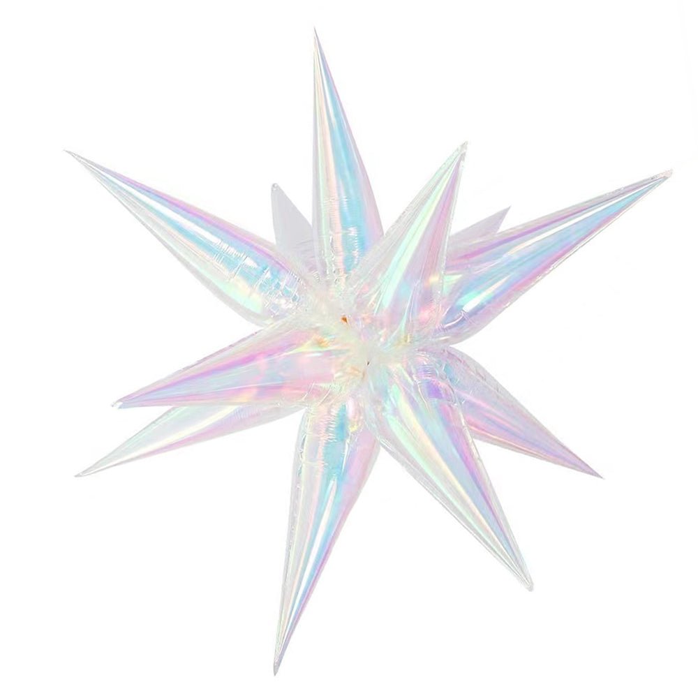 Iridescent Starburst Cluster Balloon (26 Inches)
