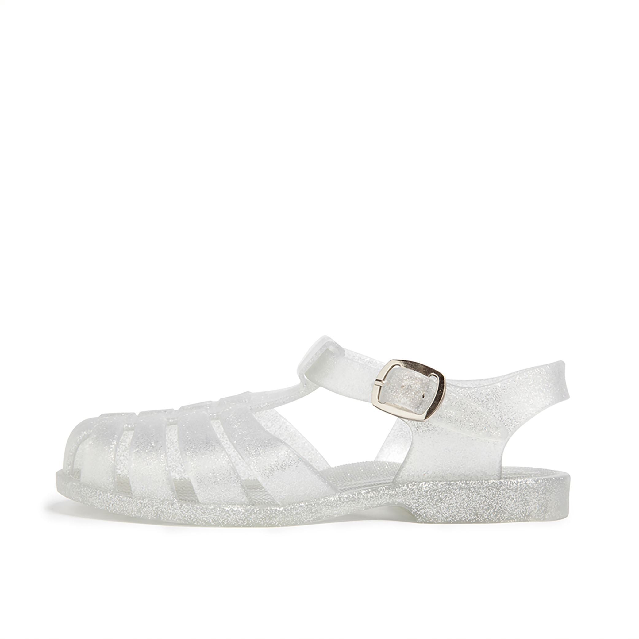 Toddler Jelly Sandals in Silver - It's A Sign